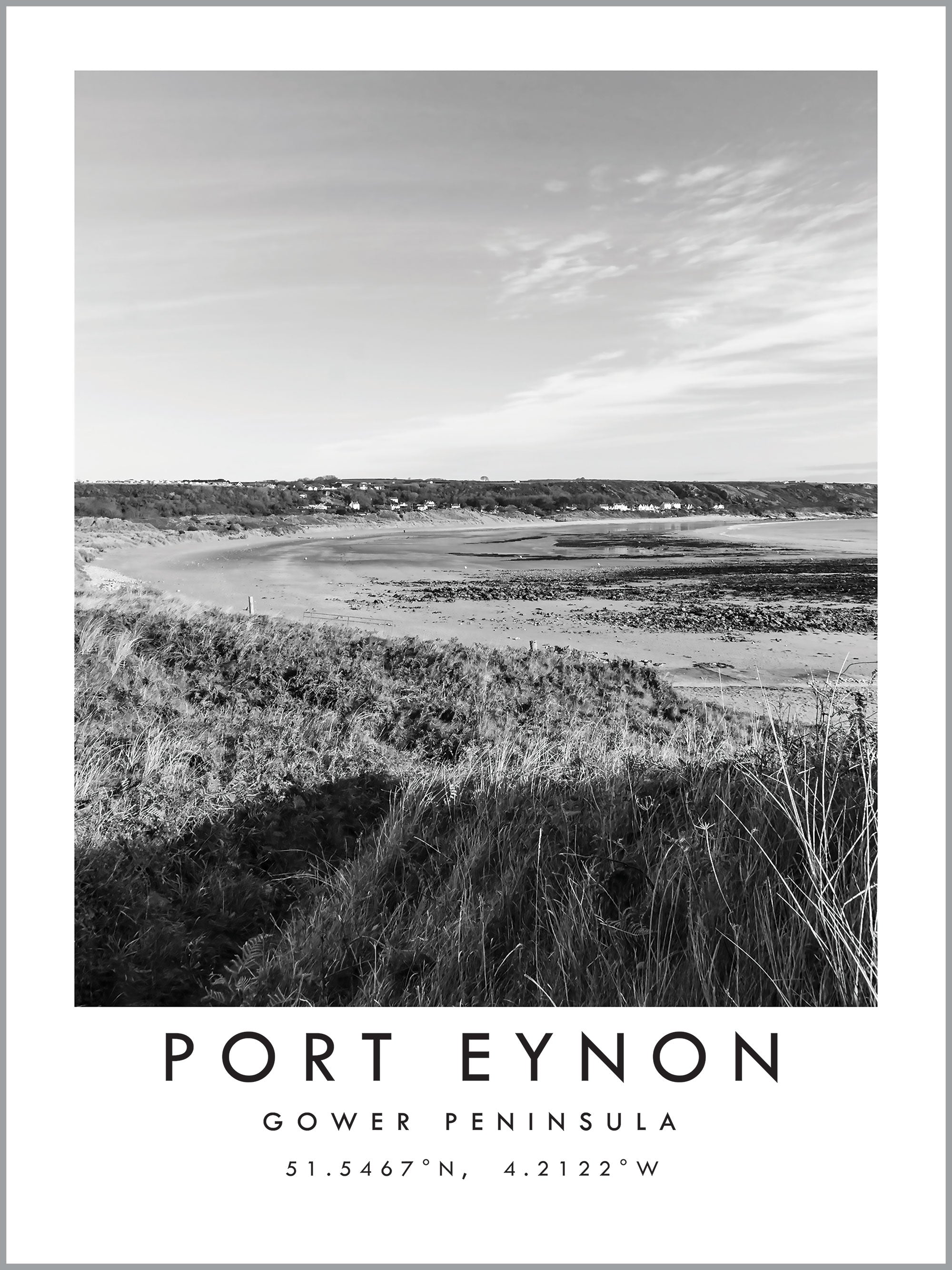 Port Eynon Gower Travel Print