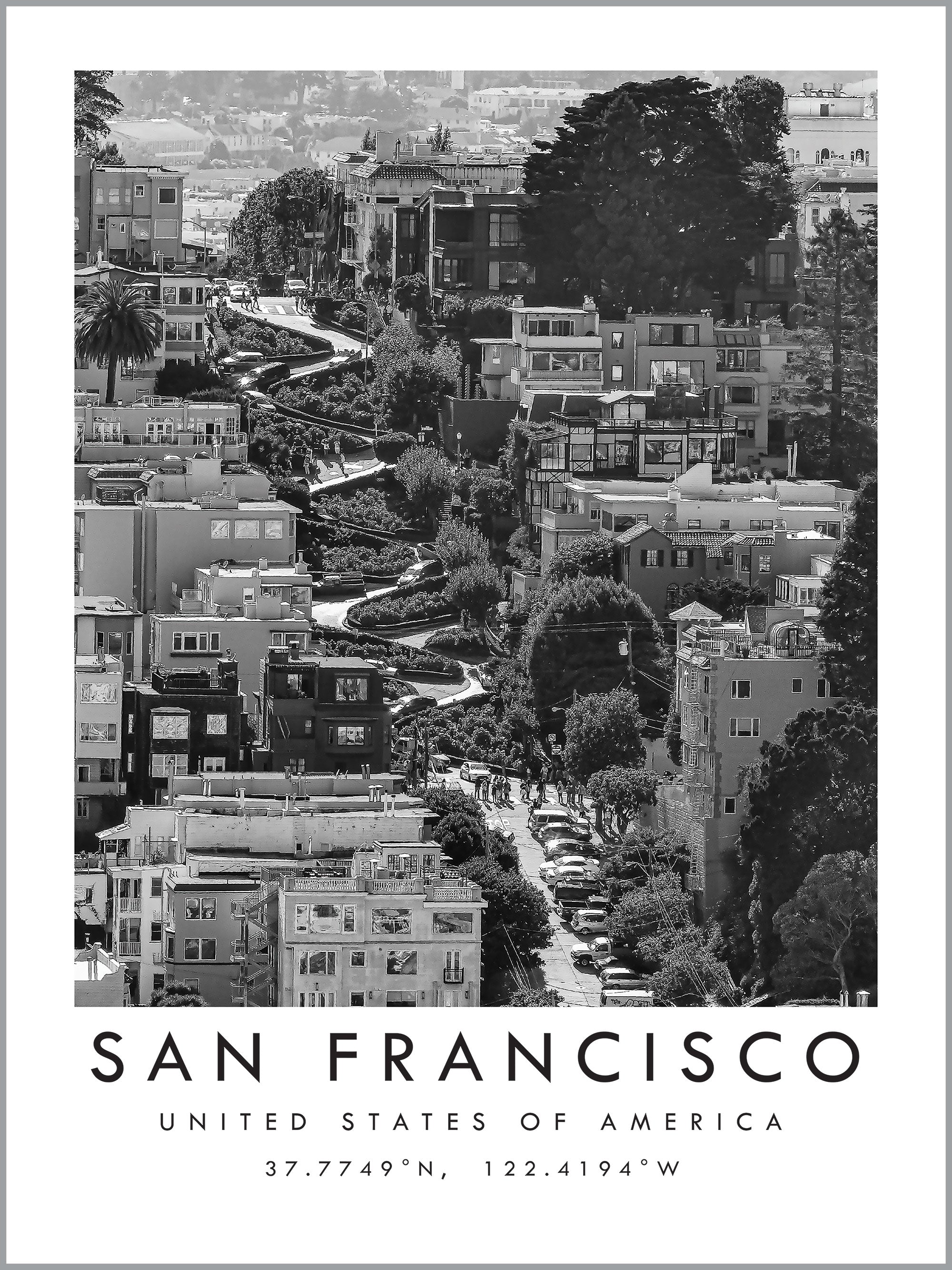 San Francisco Travel Print