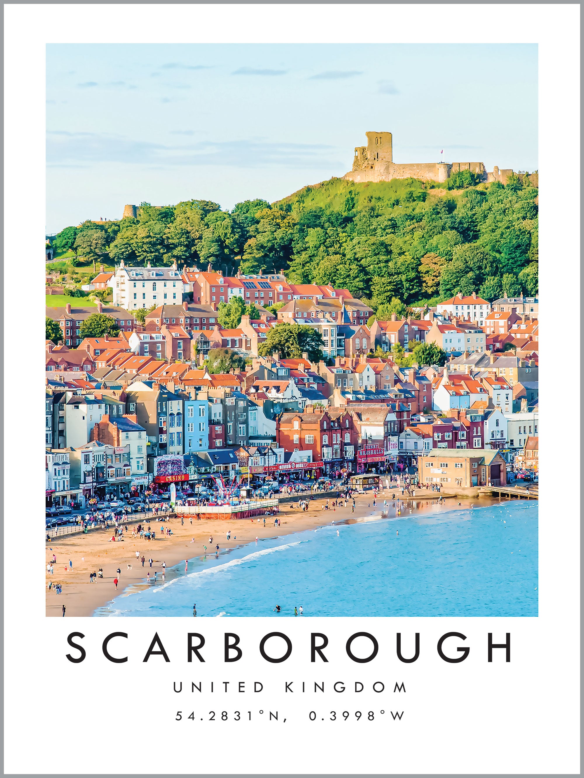 Scarborough Travel Print