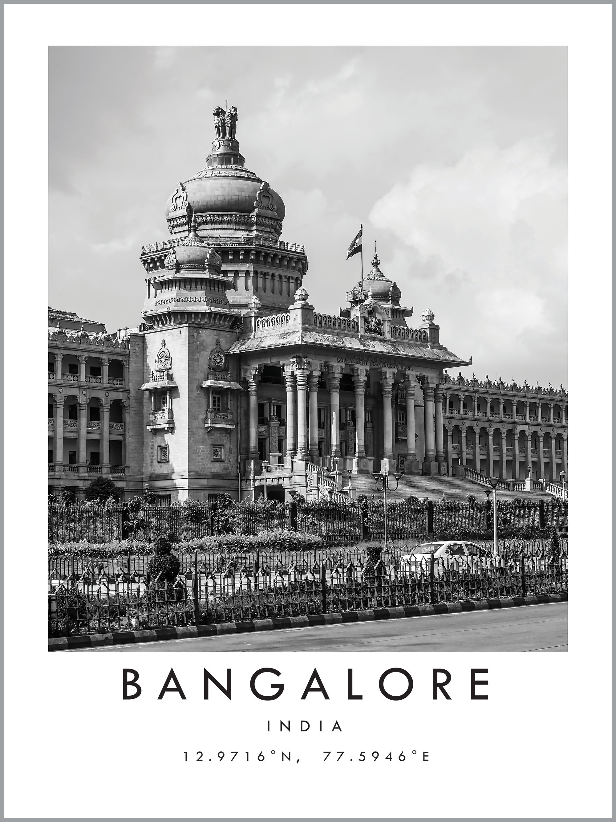 Bangalore Travel Print