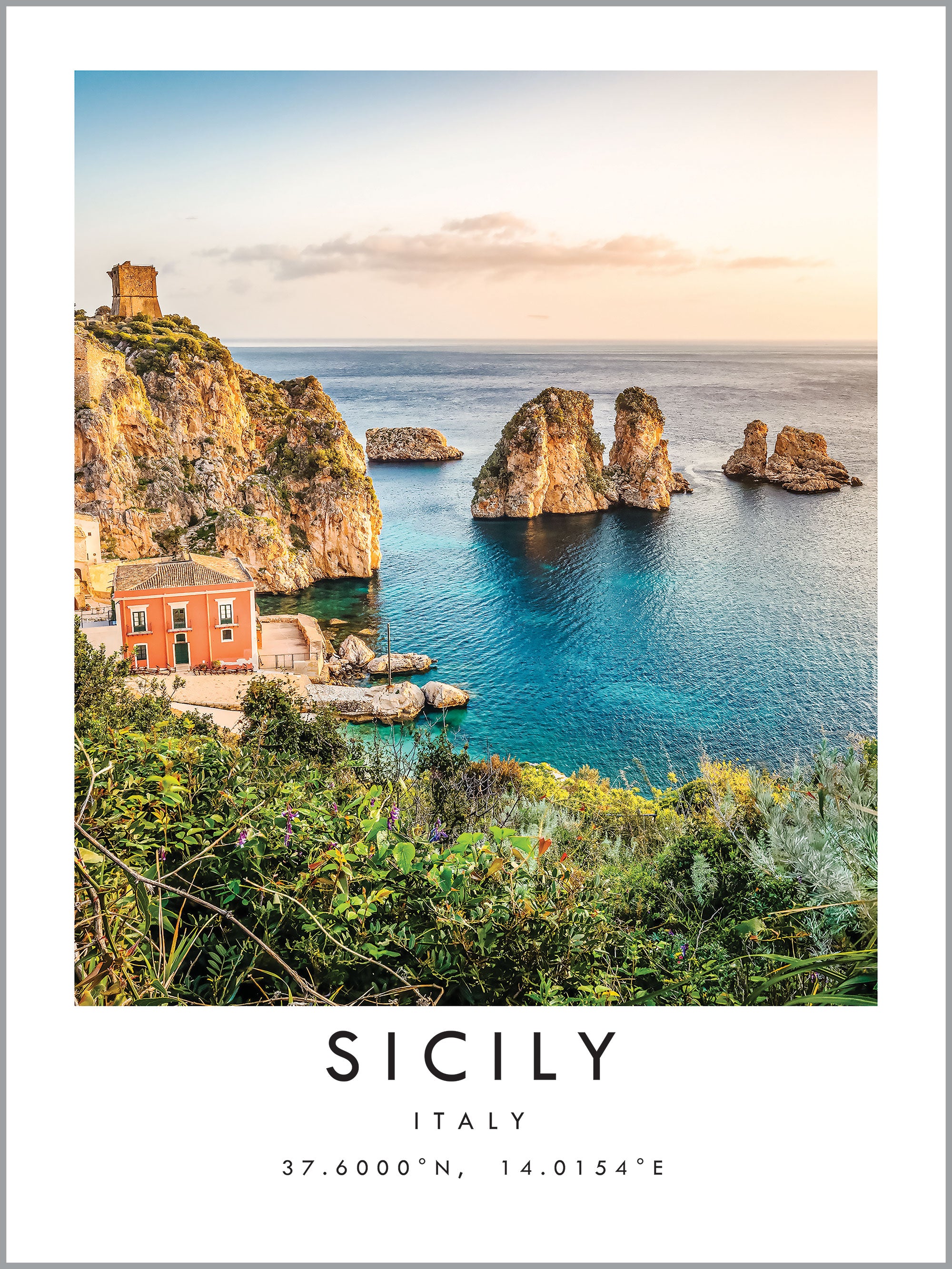 Sicily Travel Print