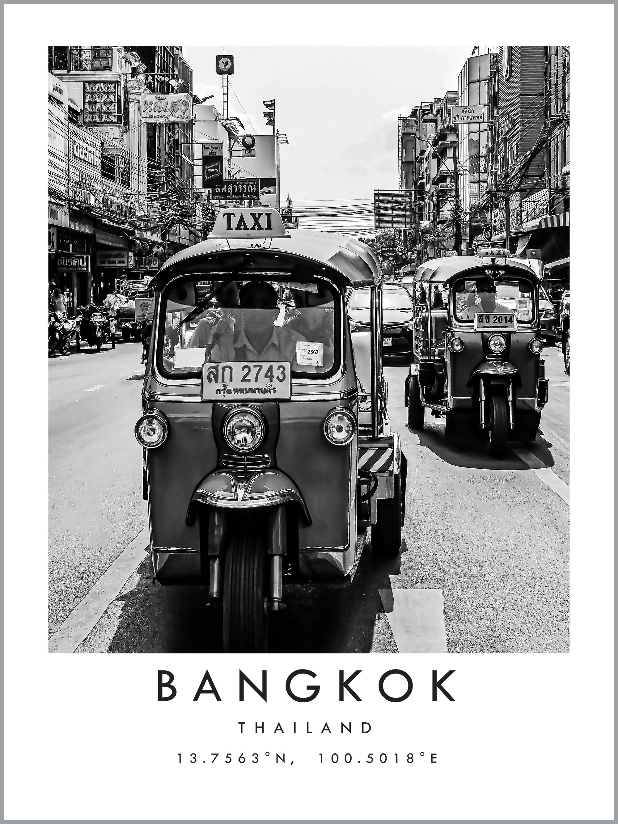Bangkok Travel Print