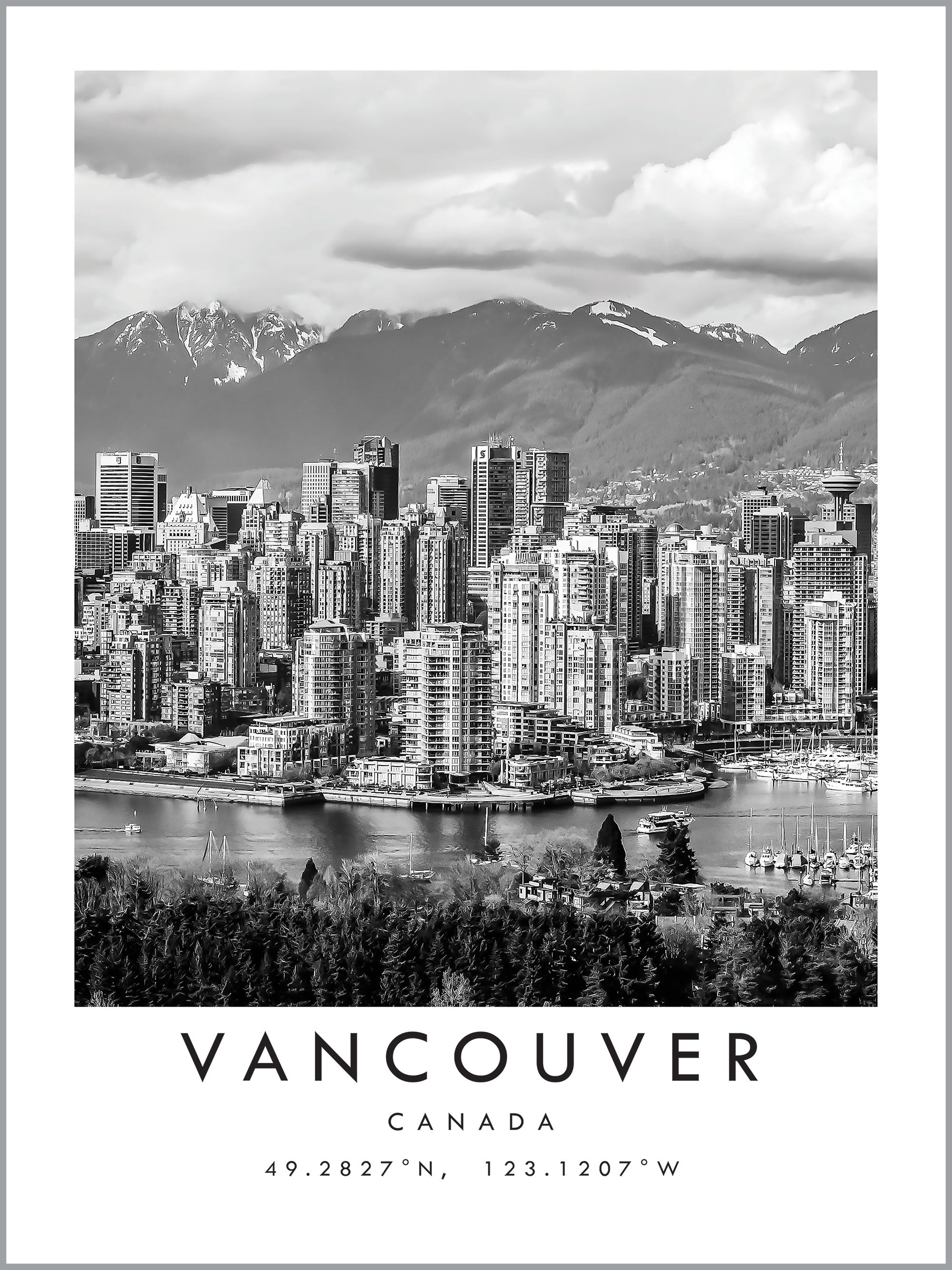Vancouver Travel Print