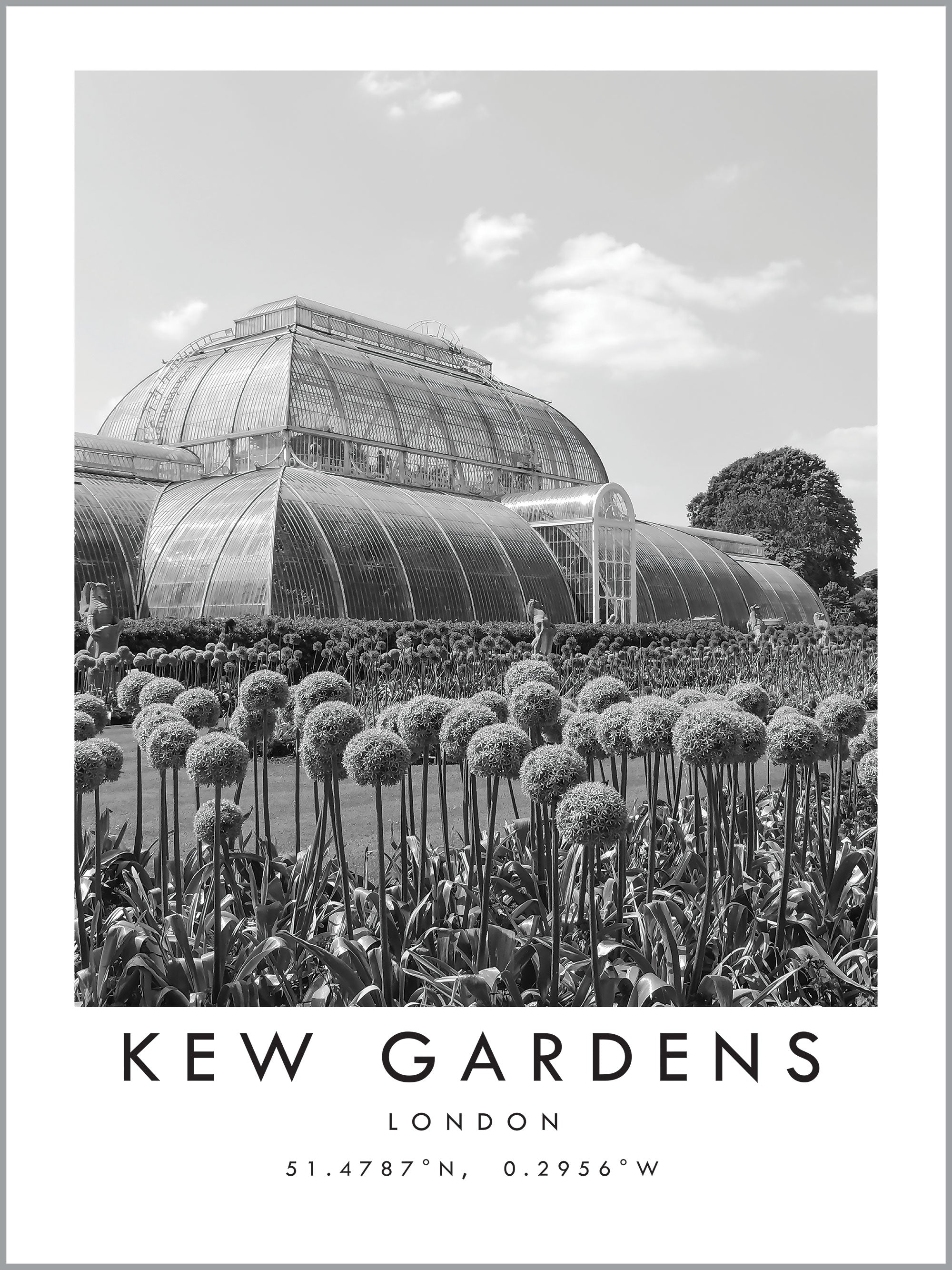 Kew Gardens Travel Print