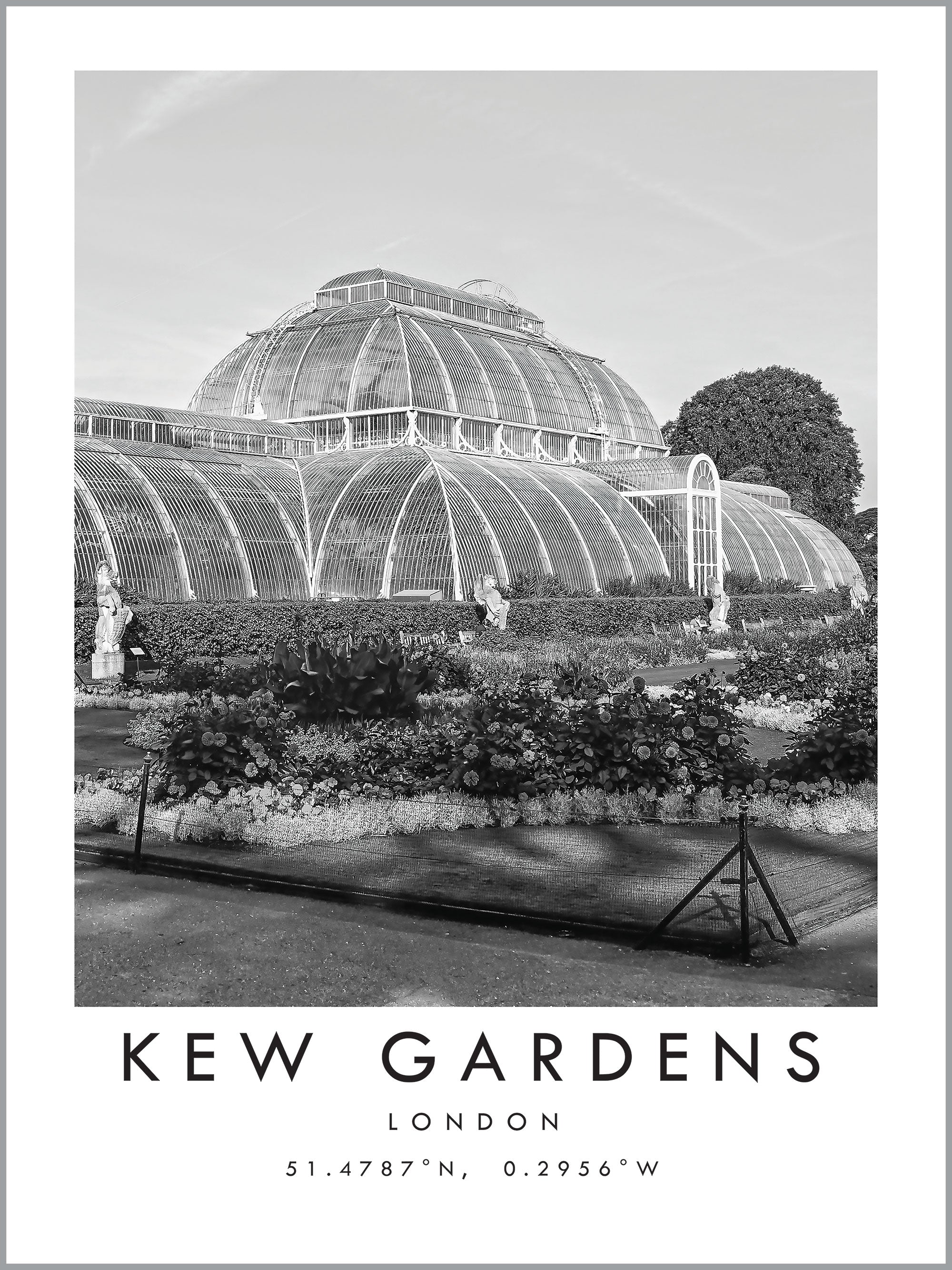 Kew Gardens Travel Print