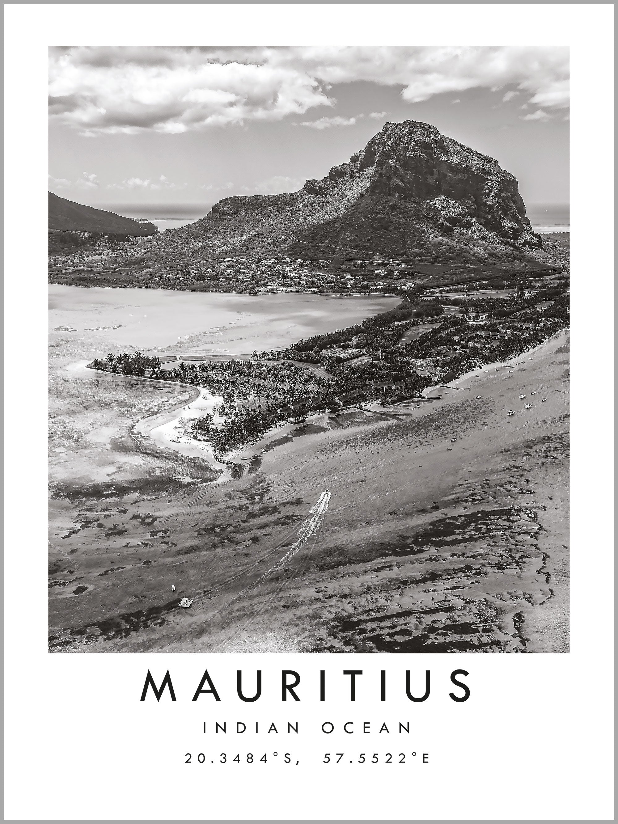 Mauritius Travel Print