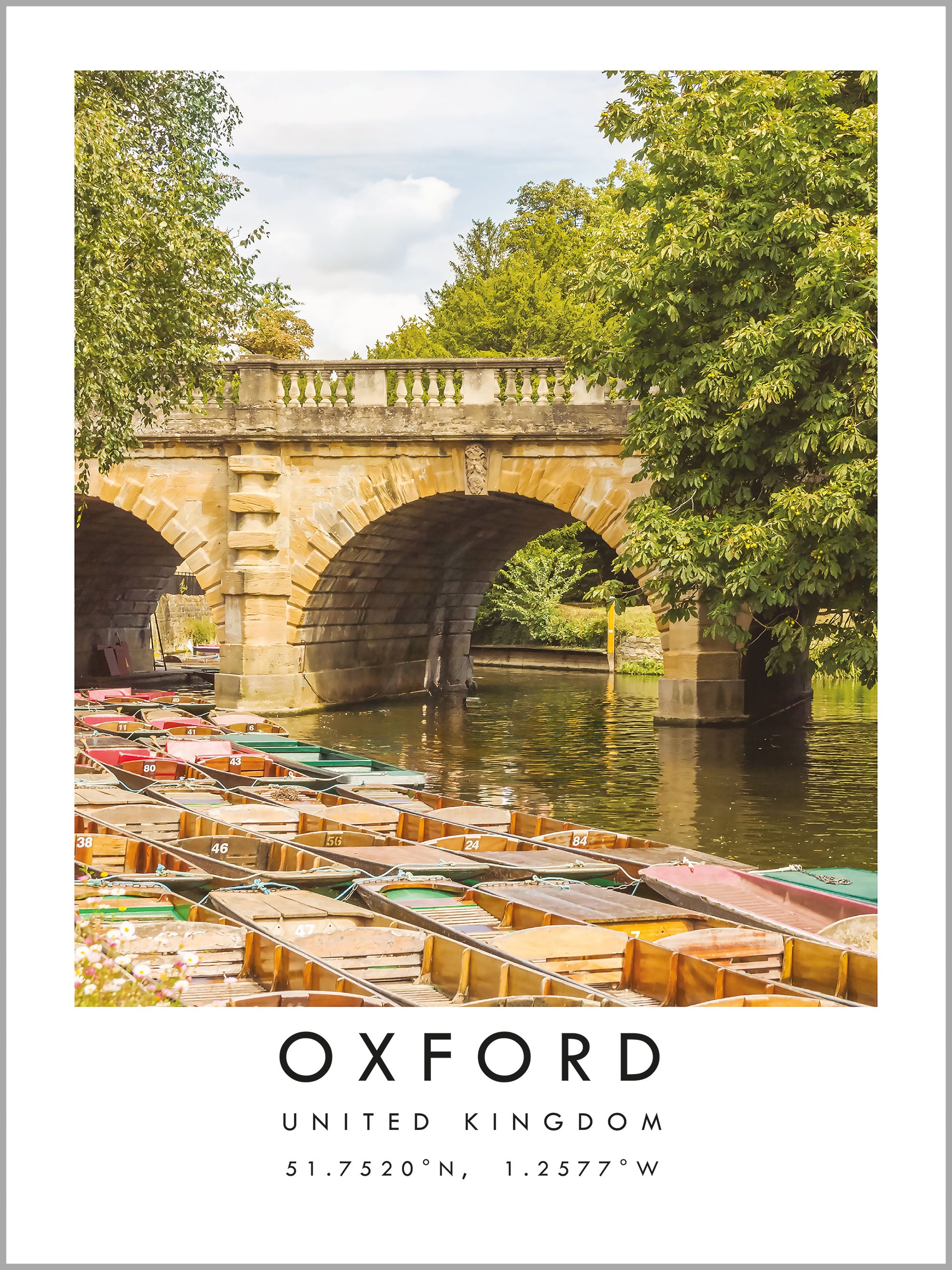 Oxford Travel Print