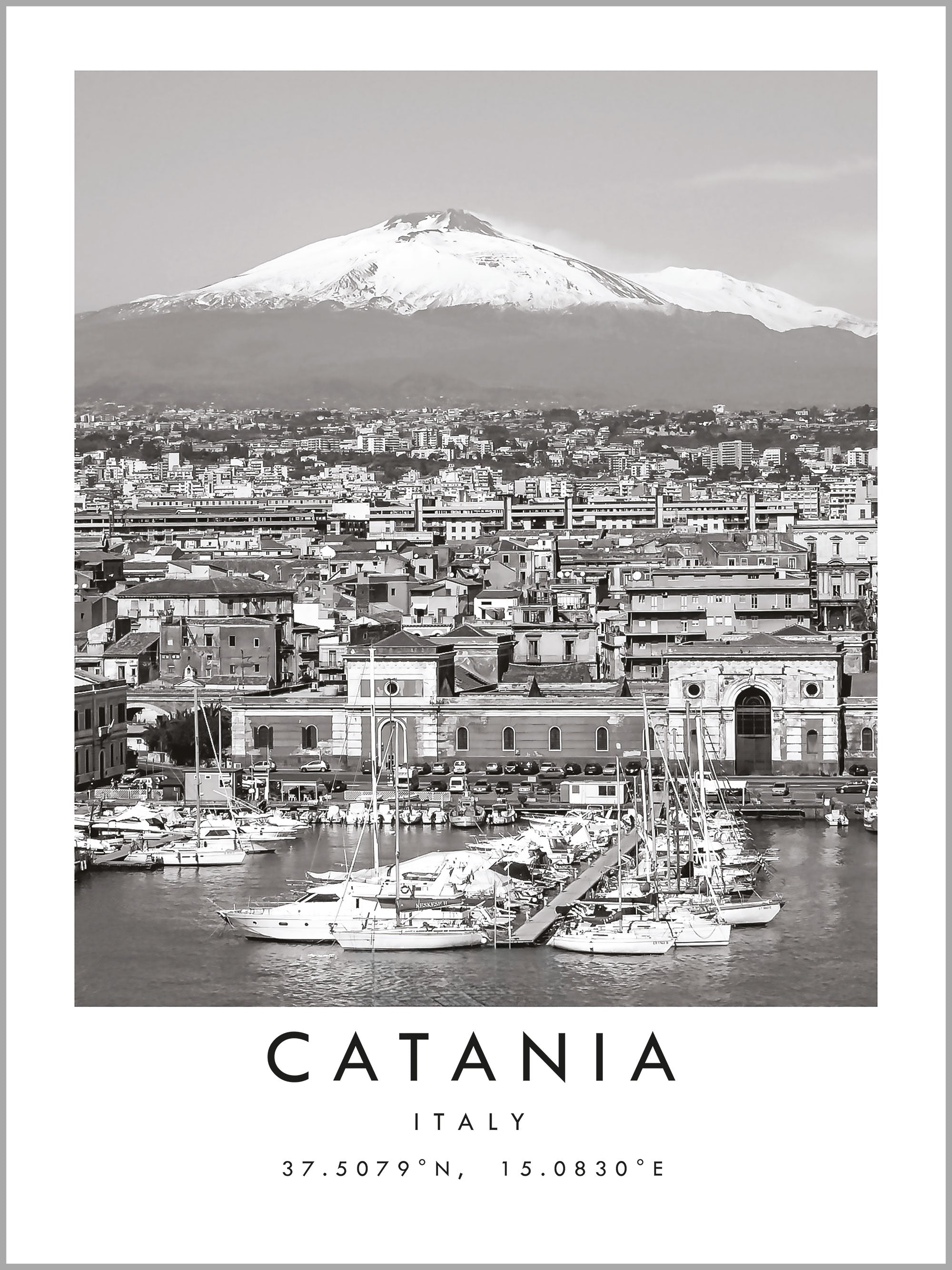 Catania Travel Print