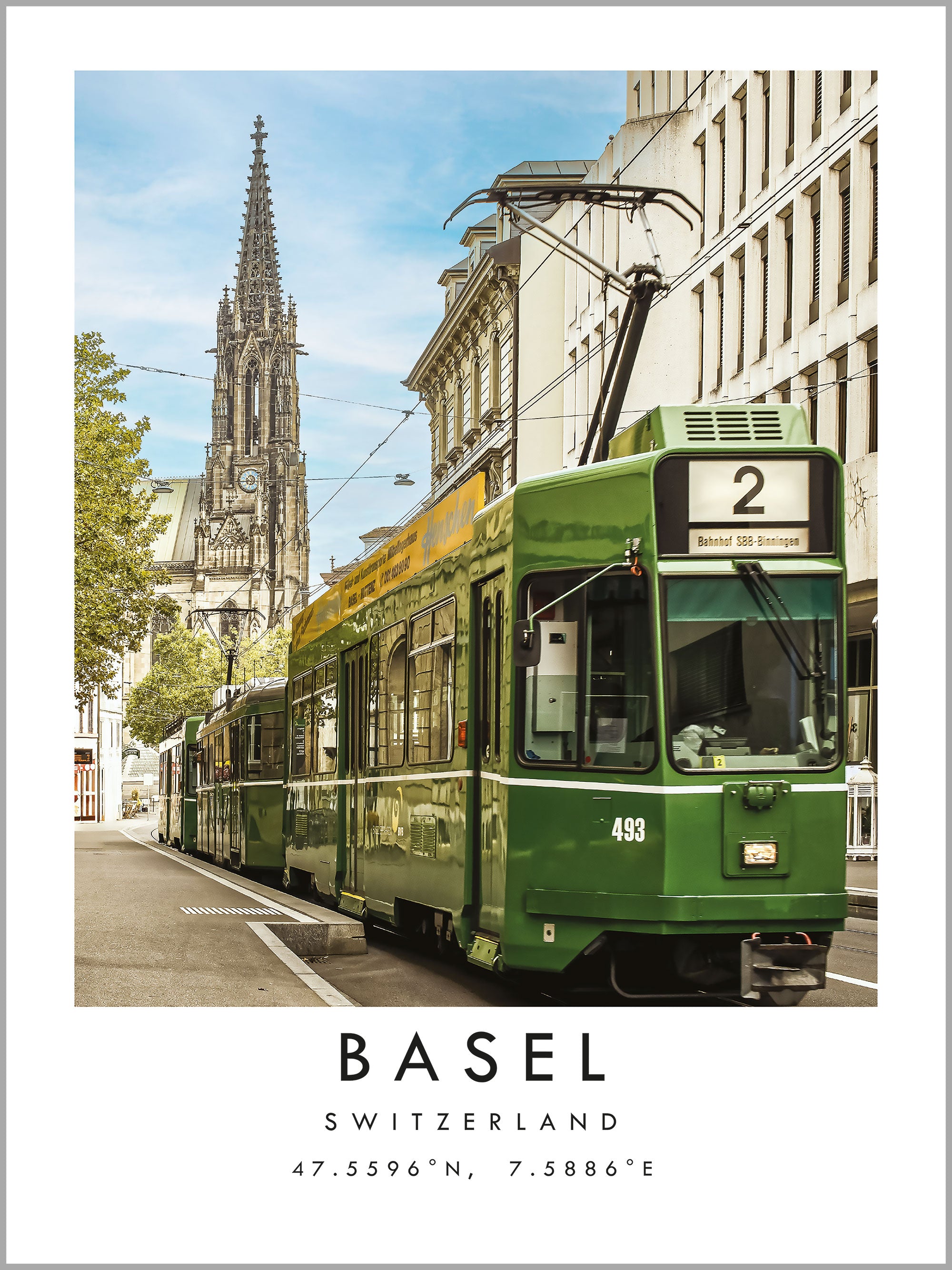 Basel Travel Print