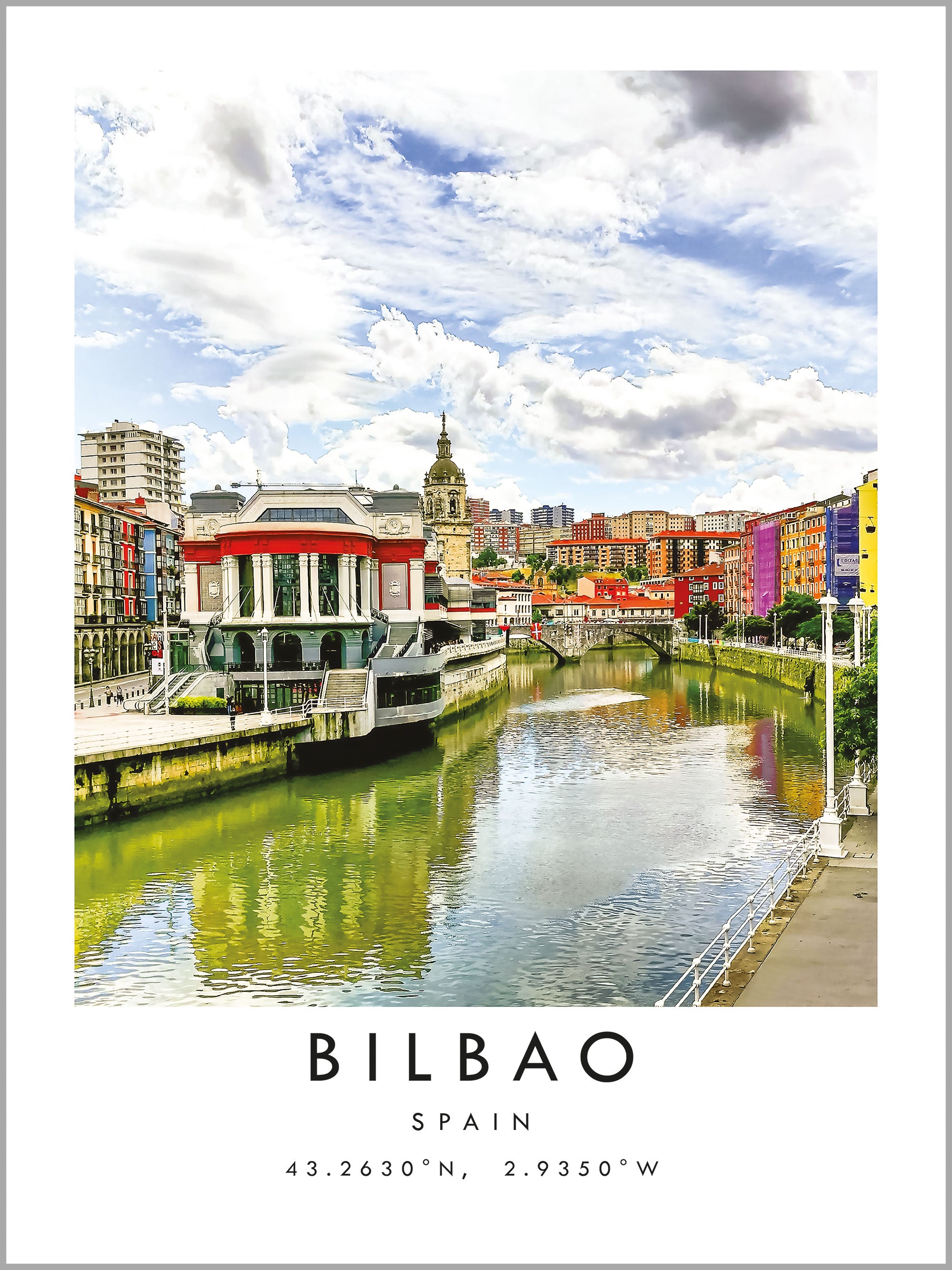 Bilbao Travel Print