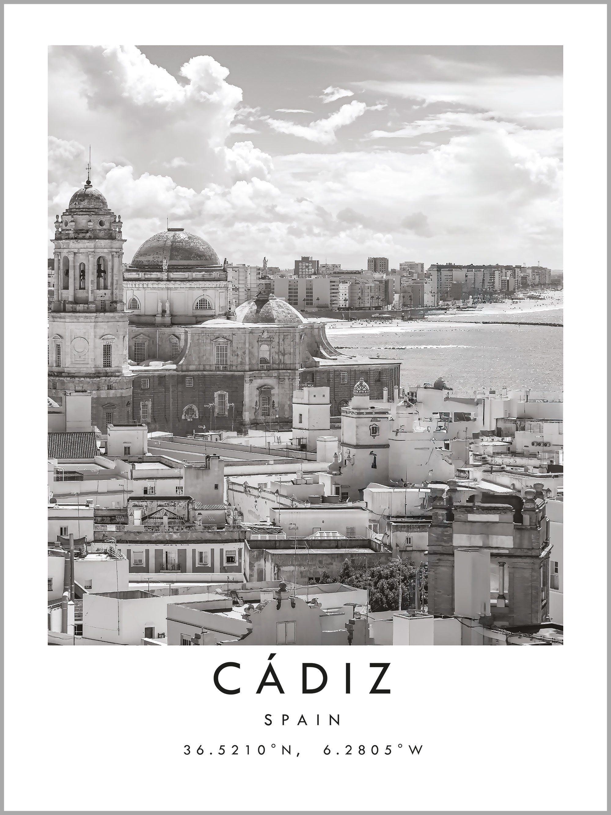 Cadiz Travel Print