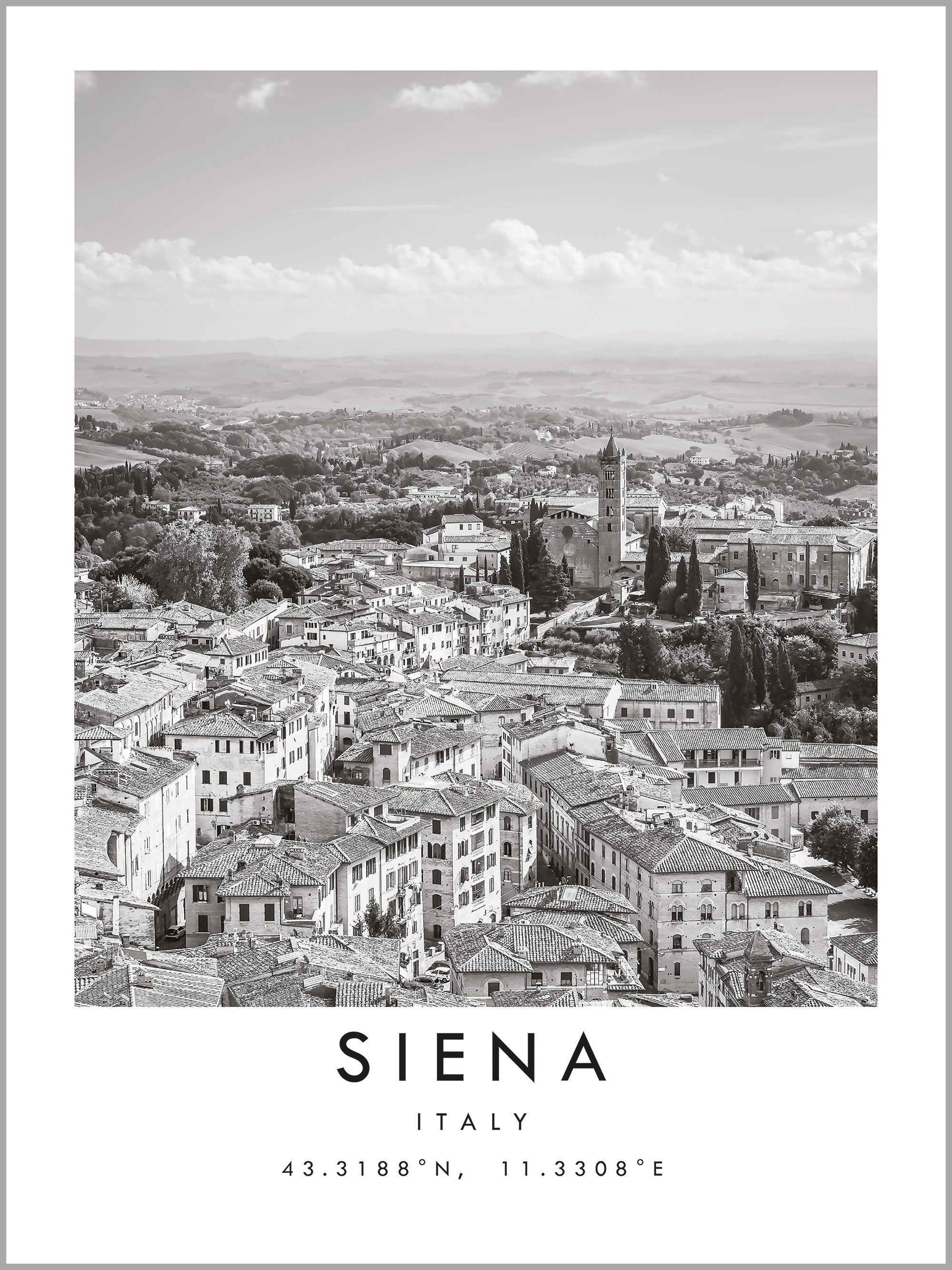 Siena Travel Print