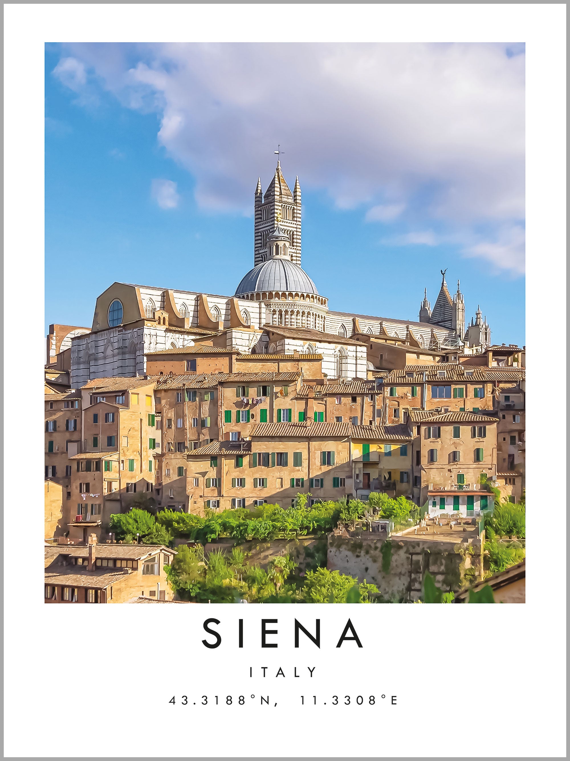 Siena Travel Print