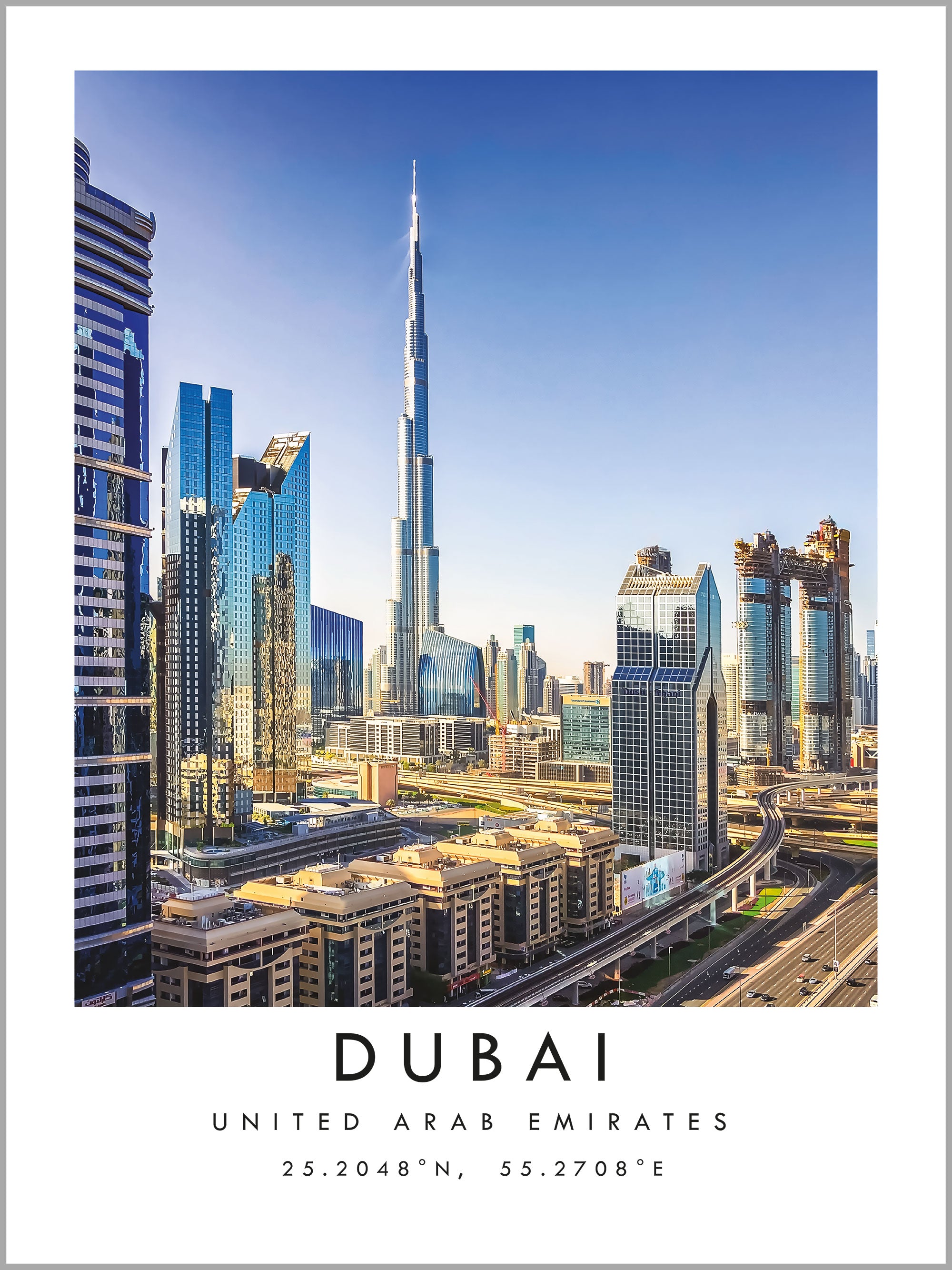 Dubai Travel Print