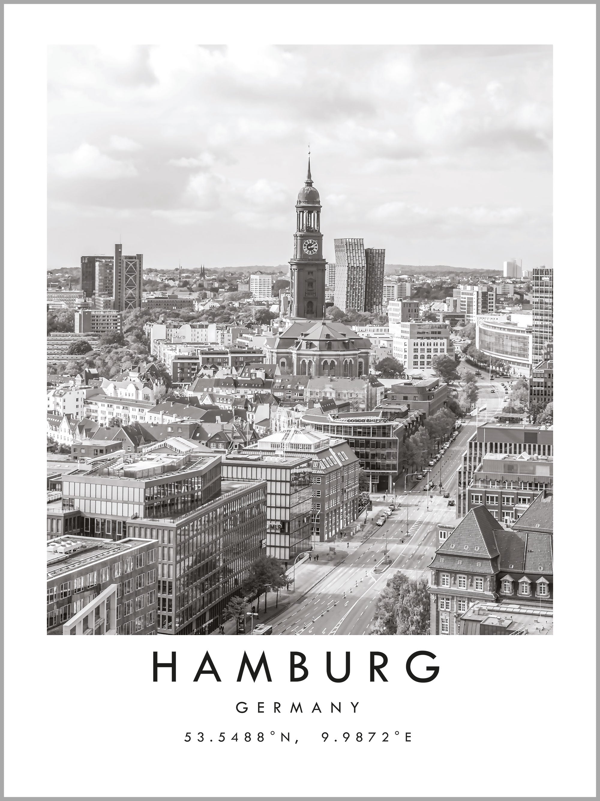 Hamburg Travel Print