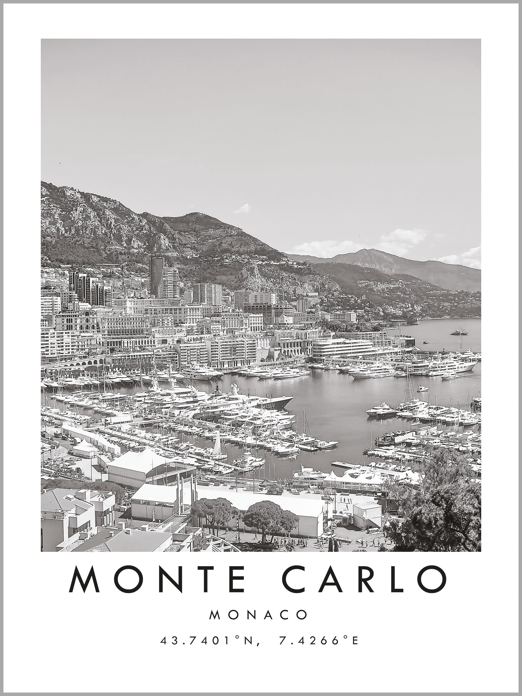 Monte Carlo Travel Print