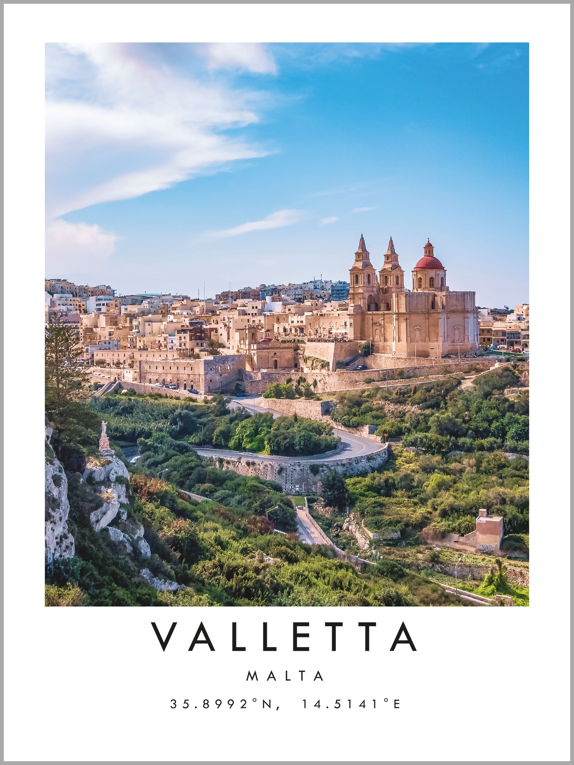 Valletta Travel Print