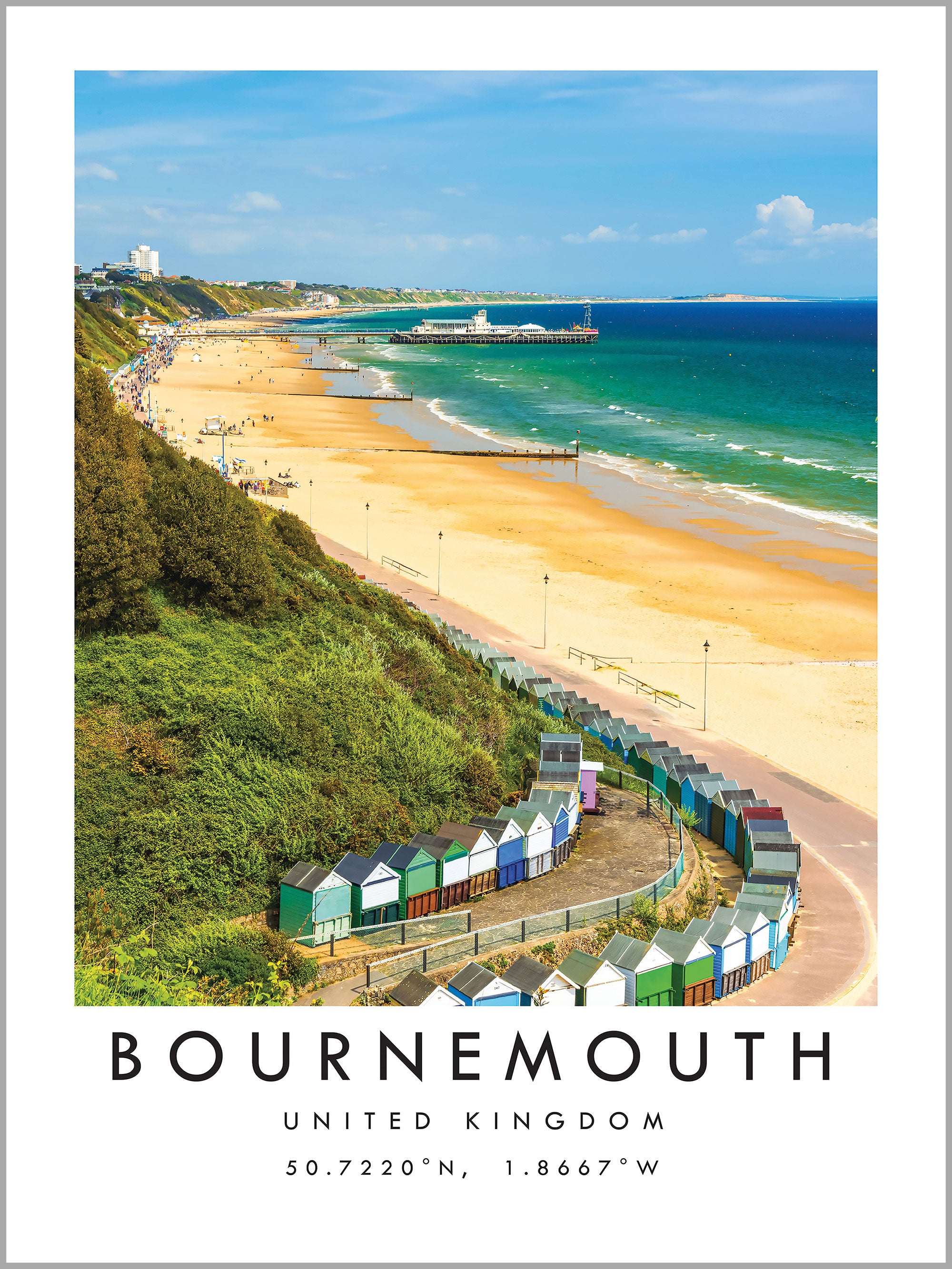 Bournemouth Travel Print