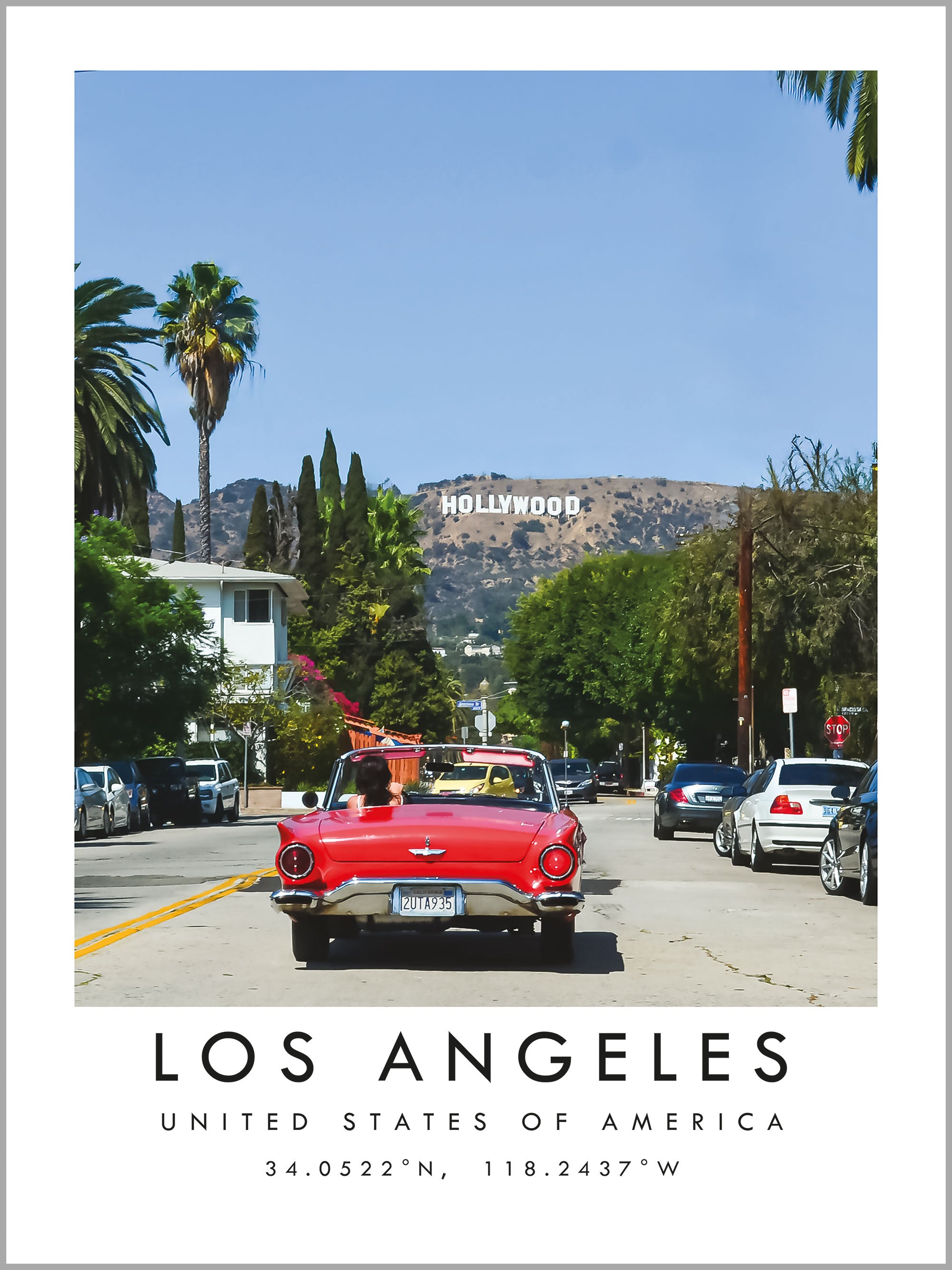 Los Angeles Travel Print