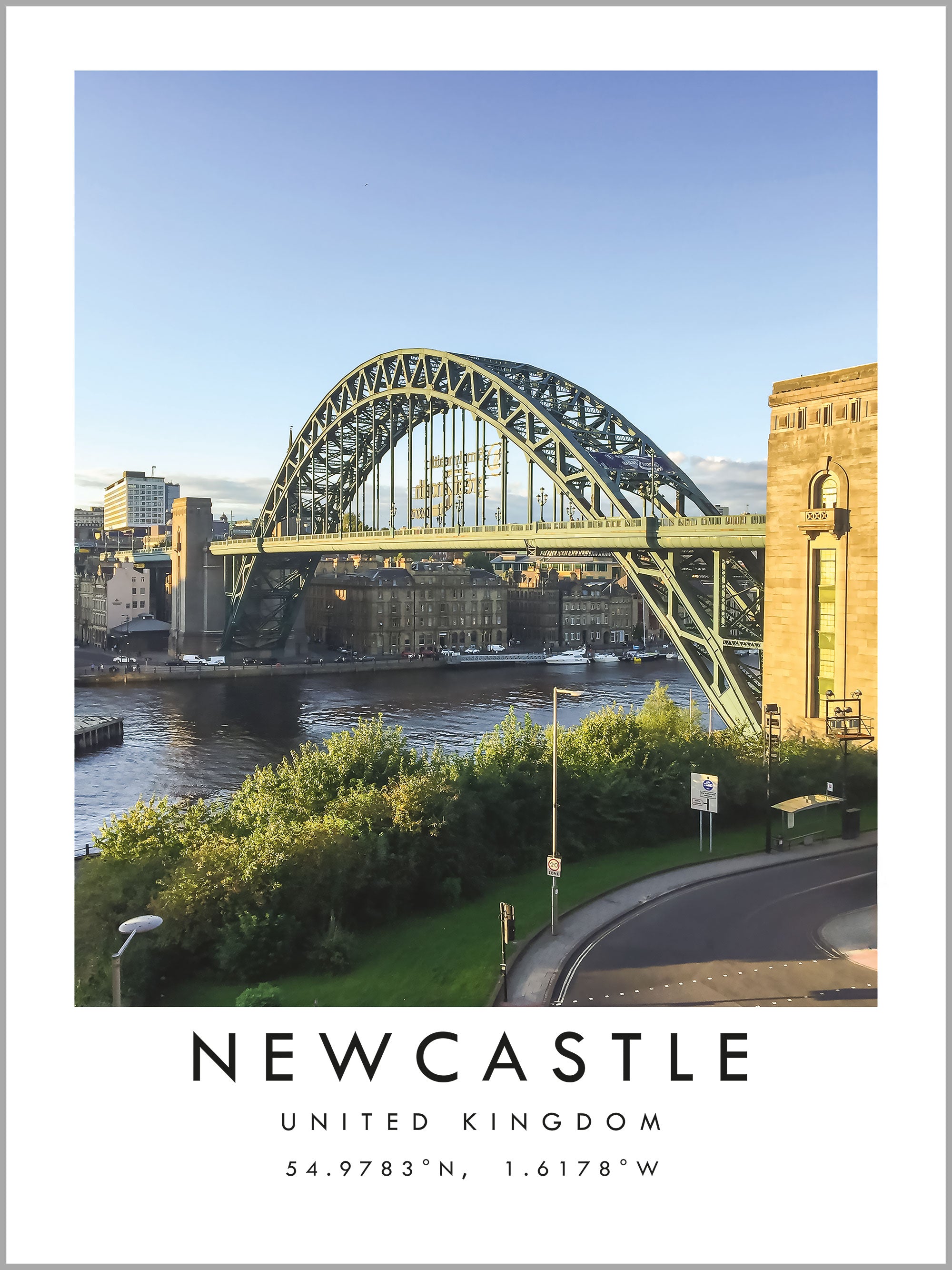 Newcastle Travel Print