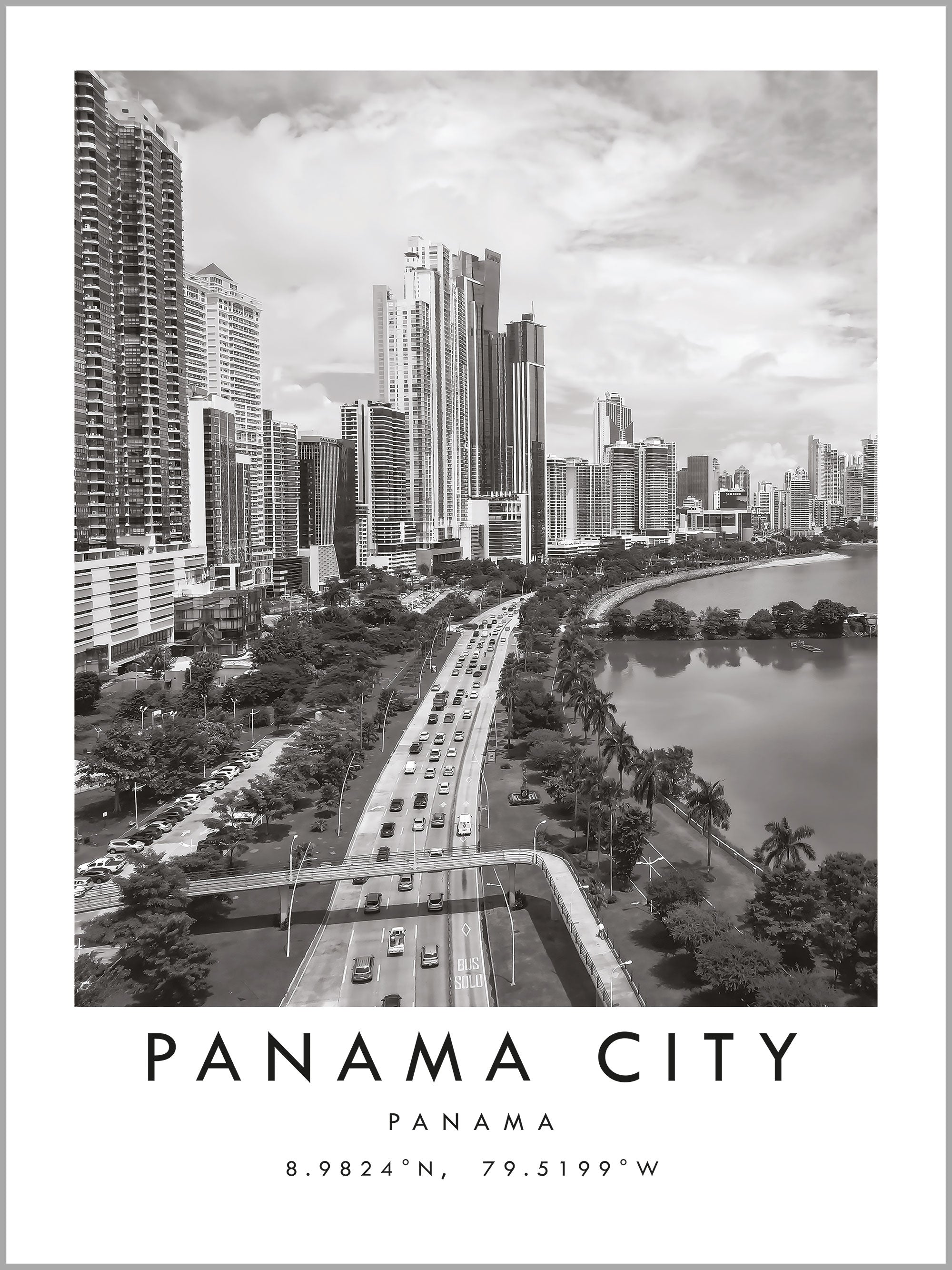 Panama City Travel Print