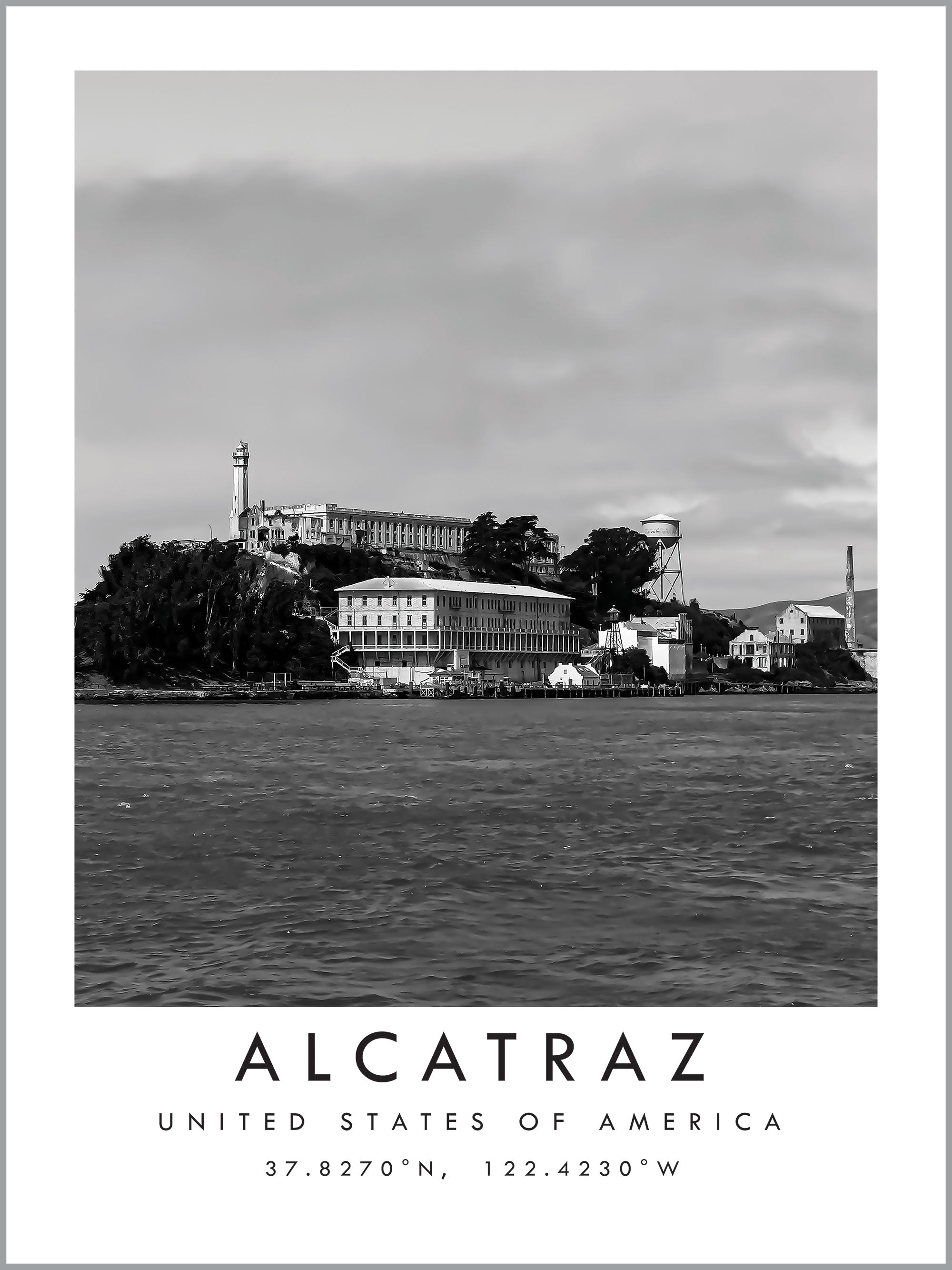 Alcatraz Travel Print