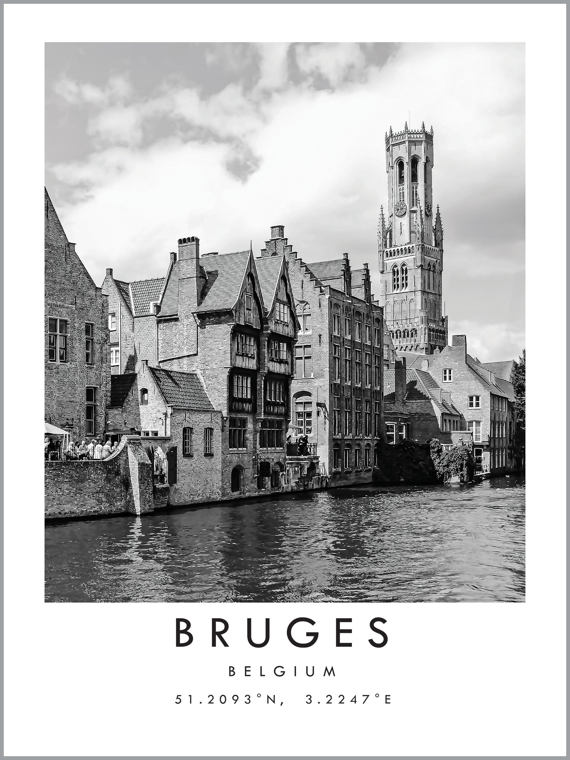 Bruges Travel Print