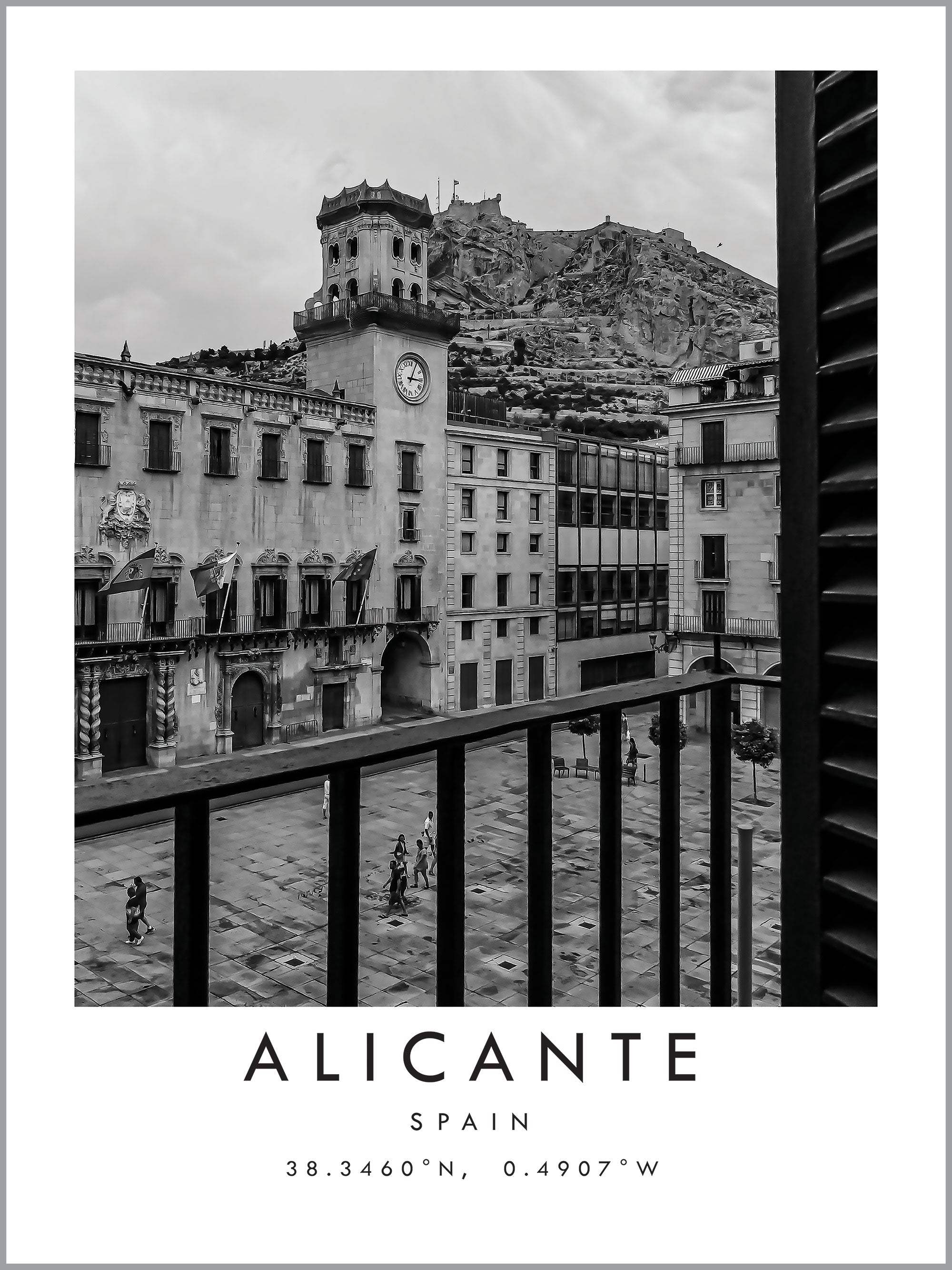 Alicante Travel Print