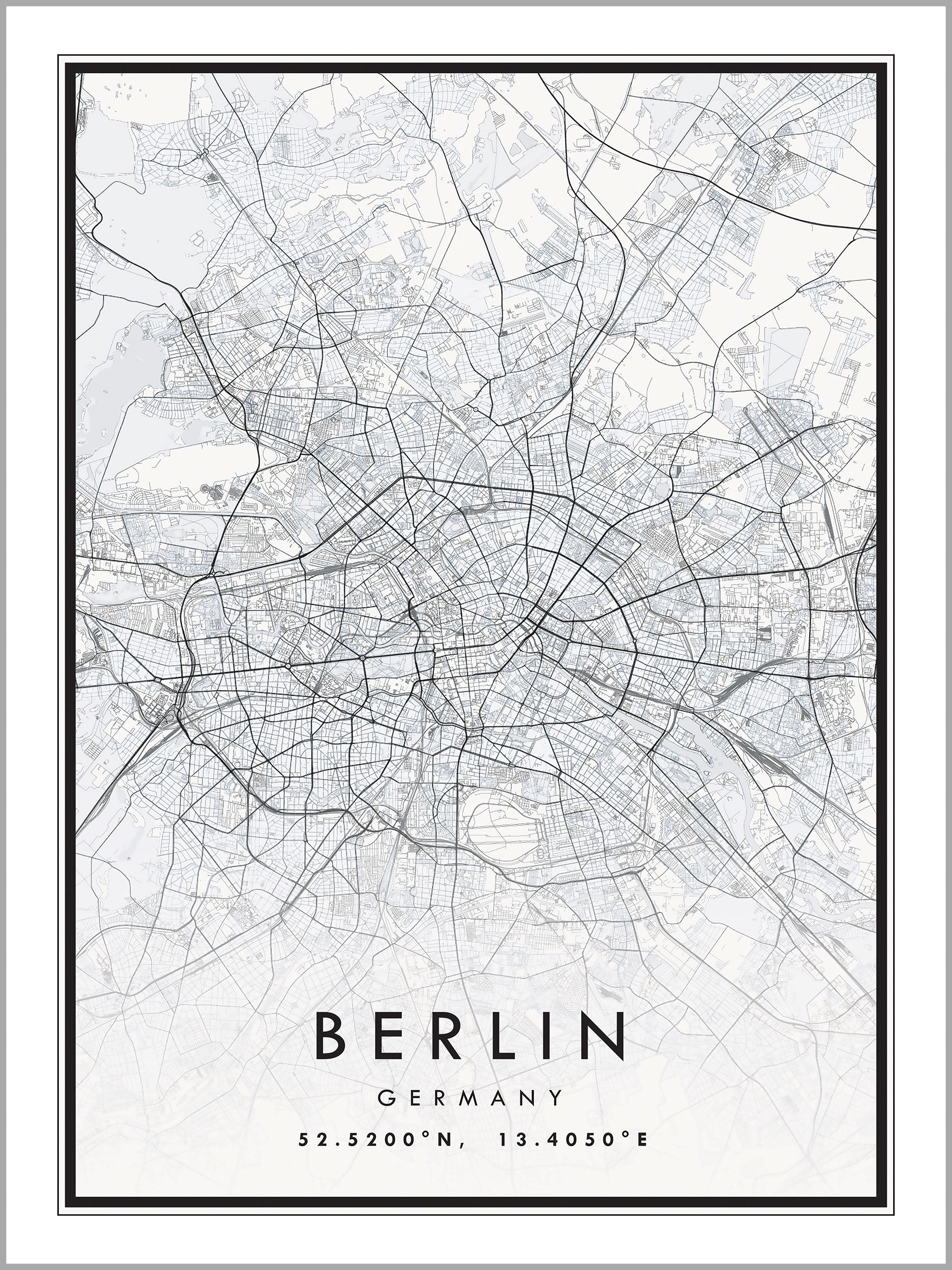 Berlin Map Print
