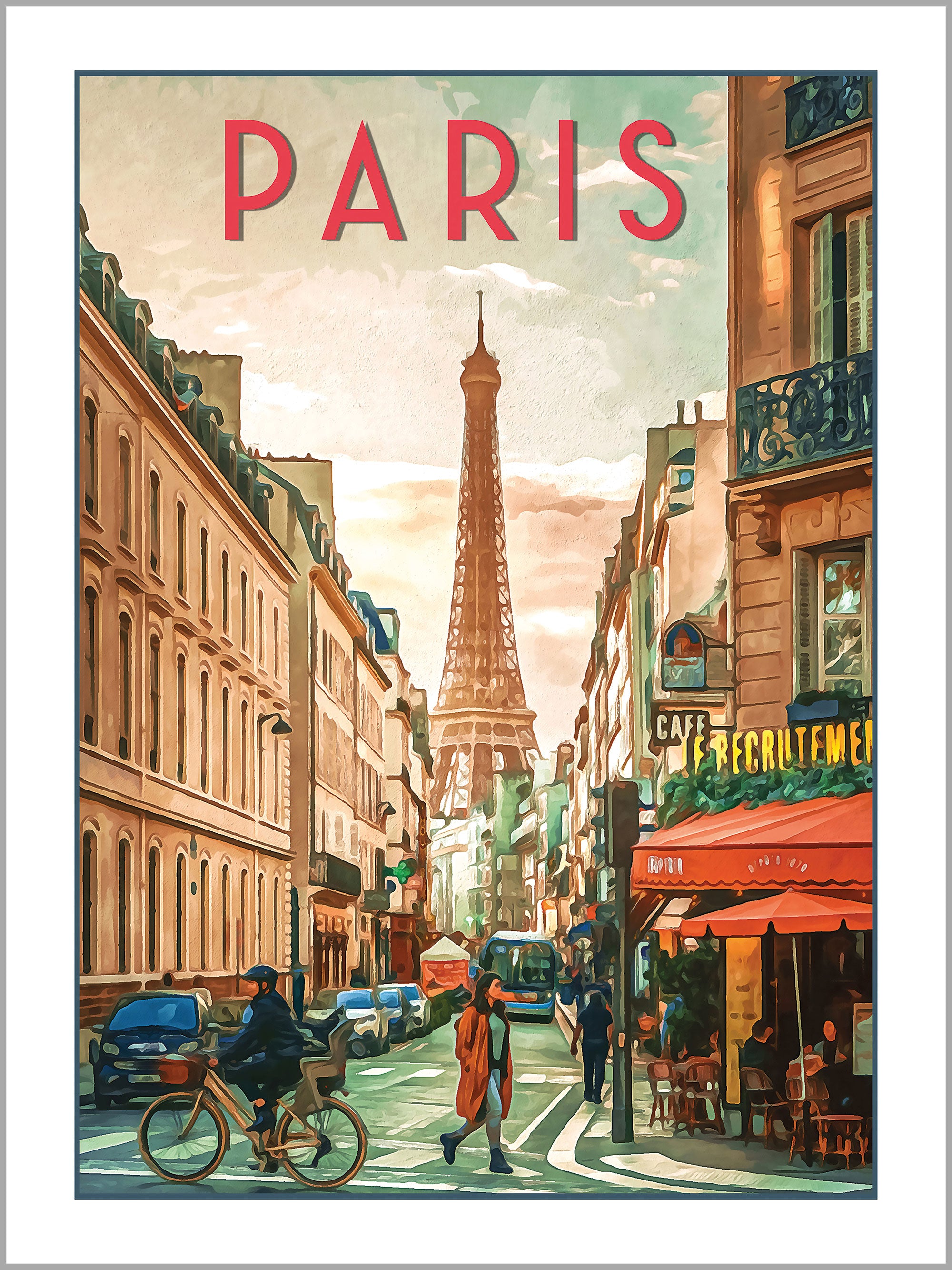 Paris Travel Poster