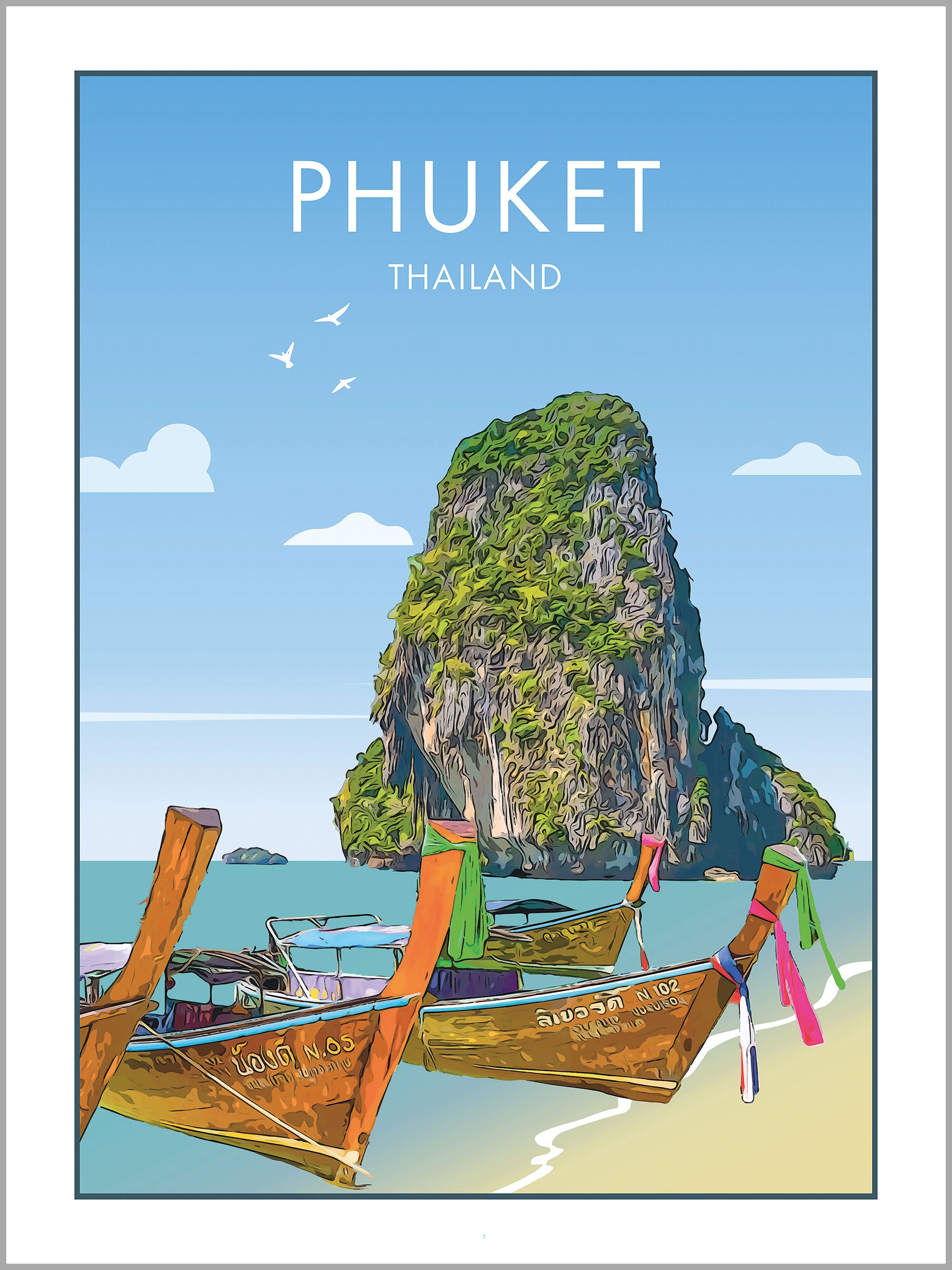 Phuket Travel Poster