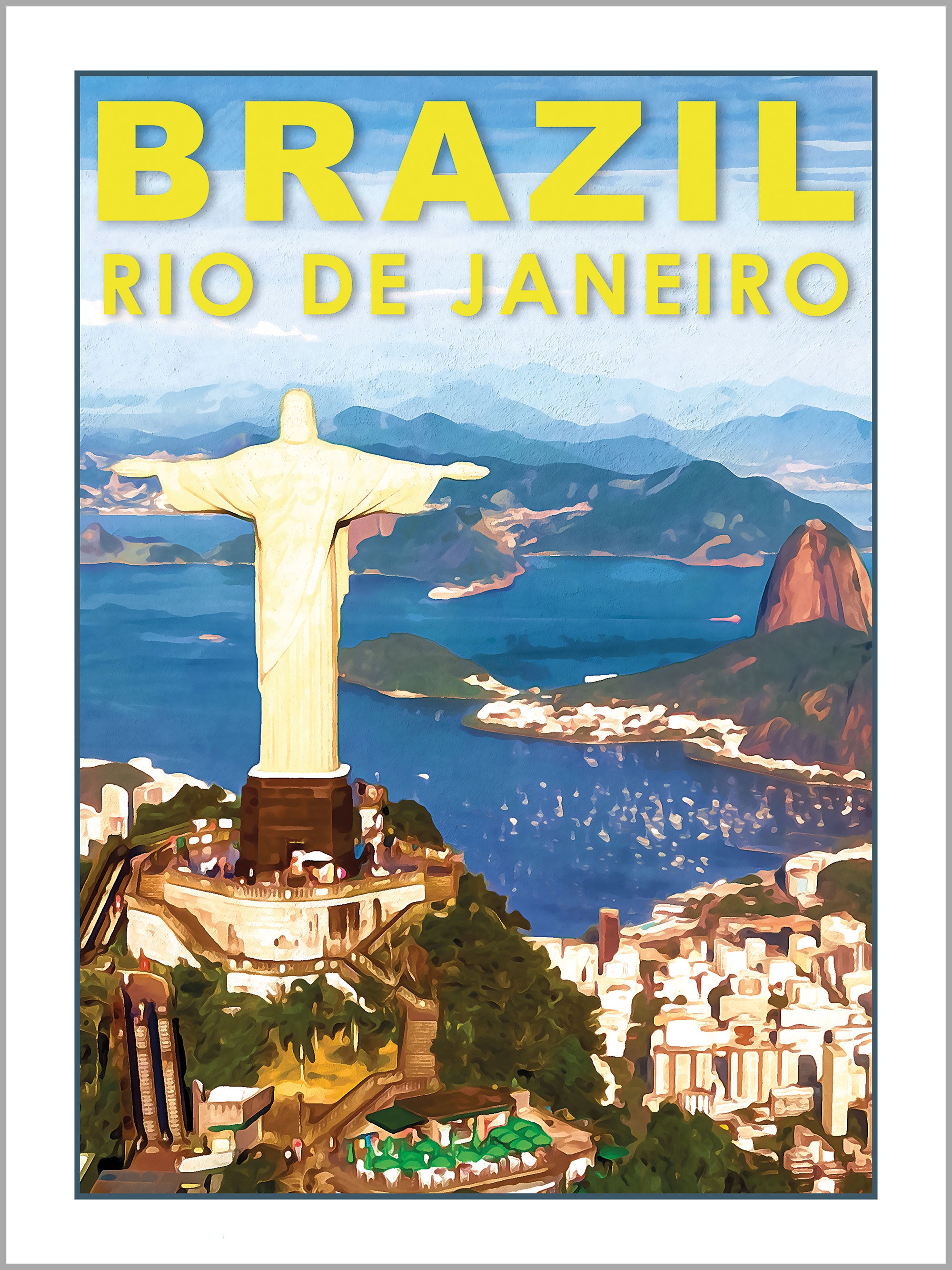 Rio De Janeiro Travel Poster