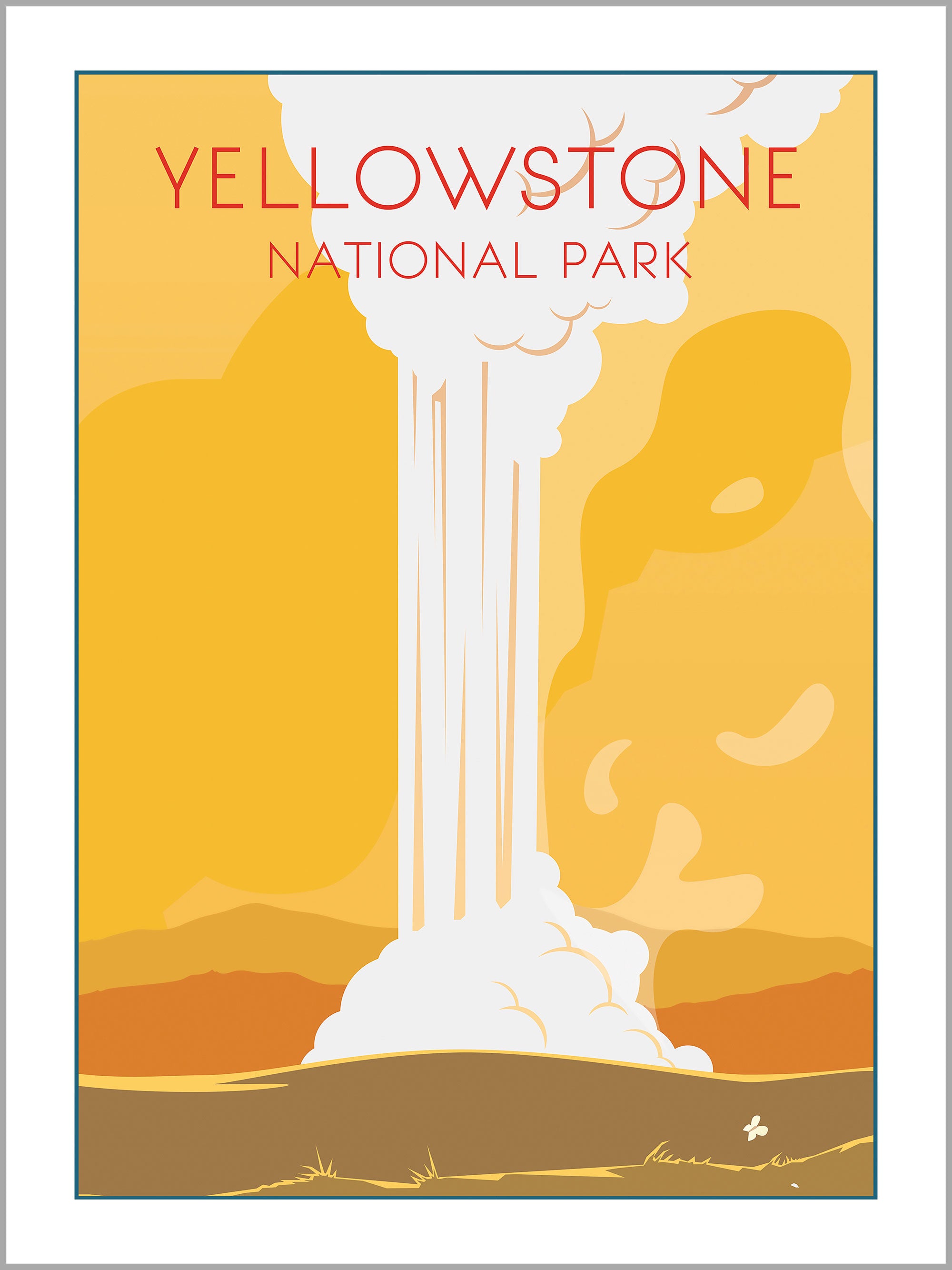 Yellowstone Travel Poster