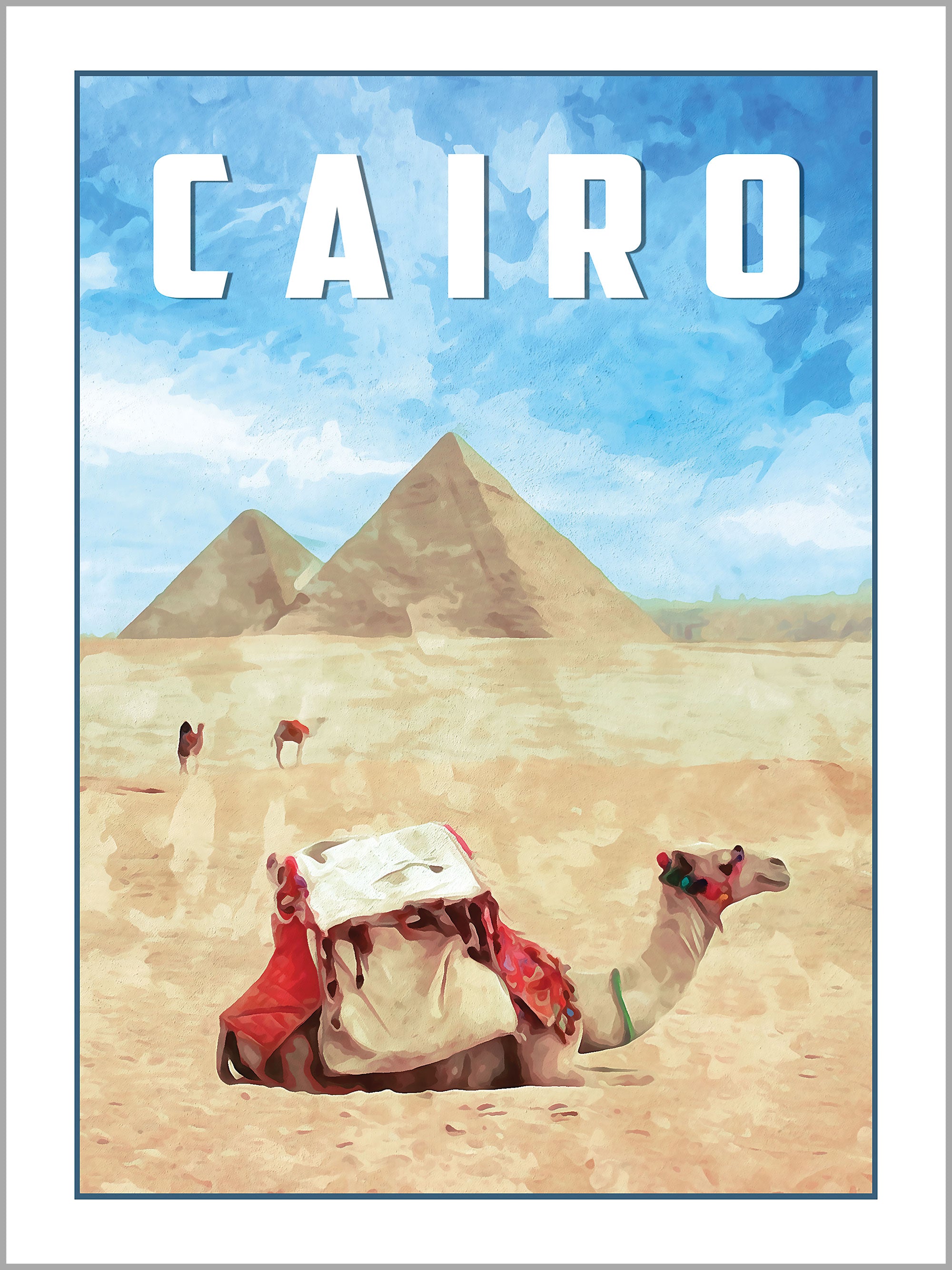 Cairo Travel Poster
