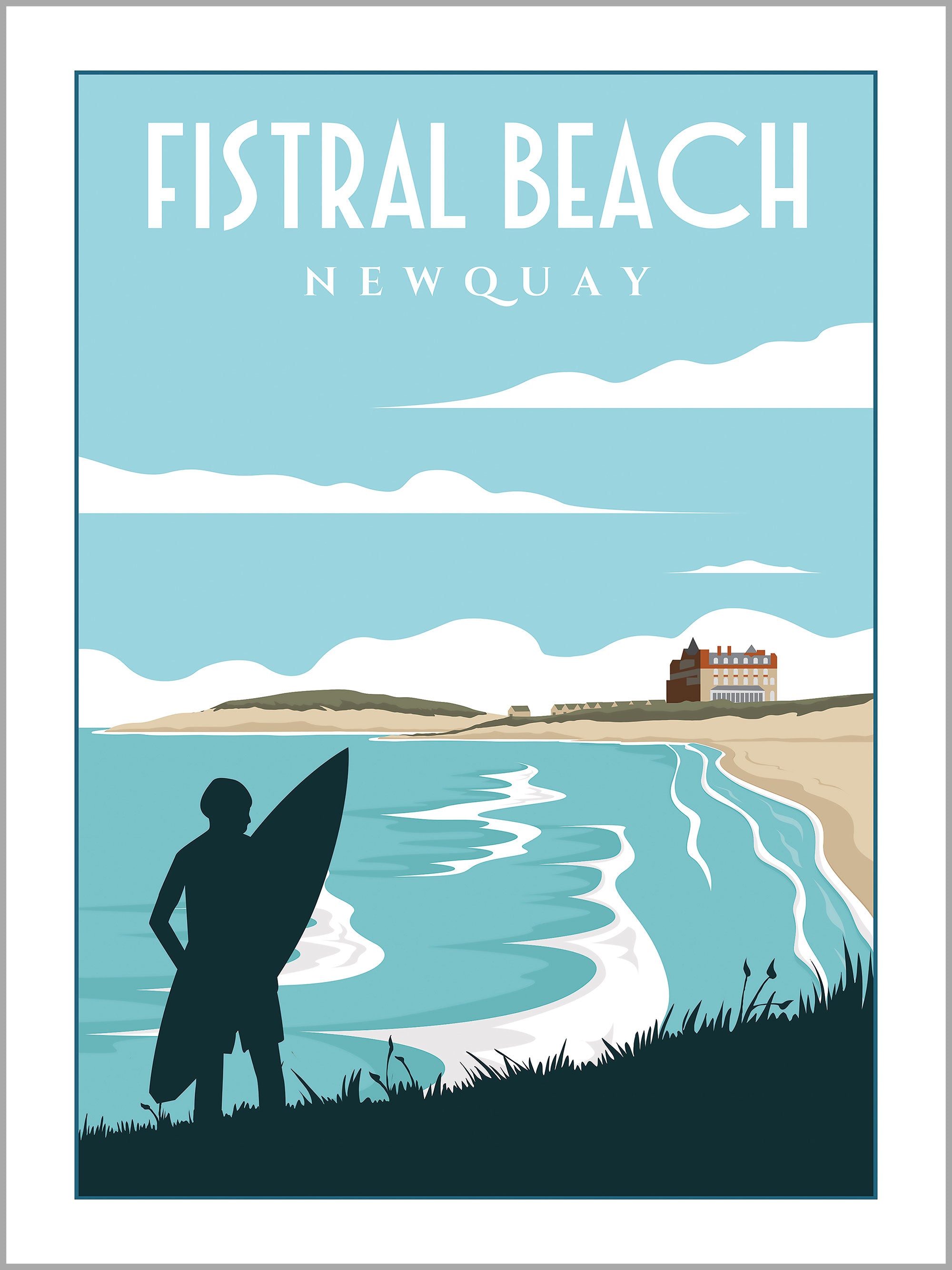 Fistral Beach Travel poster