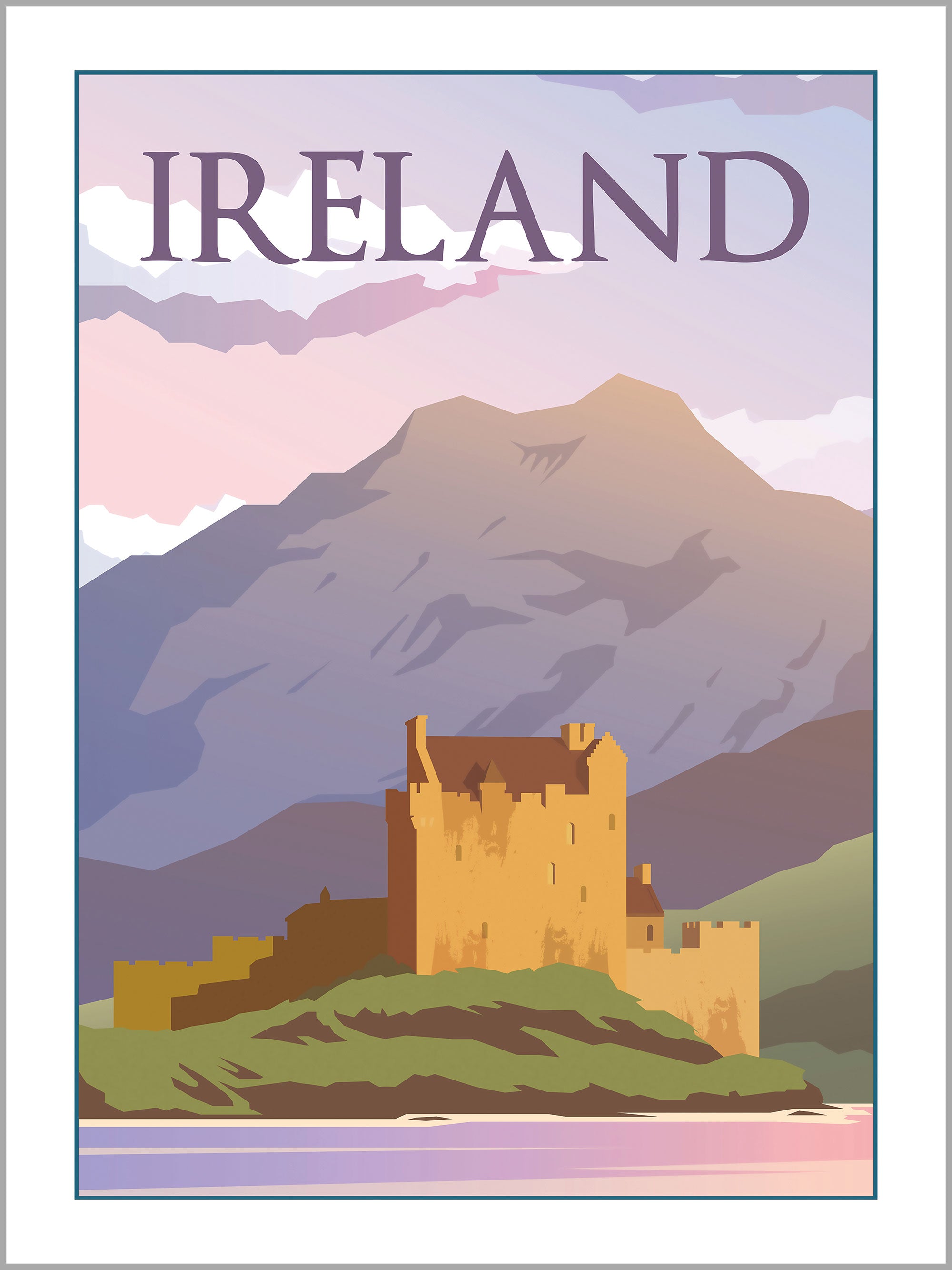 Ireland Travel Poster