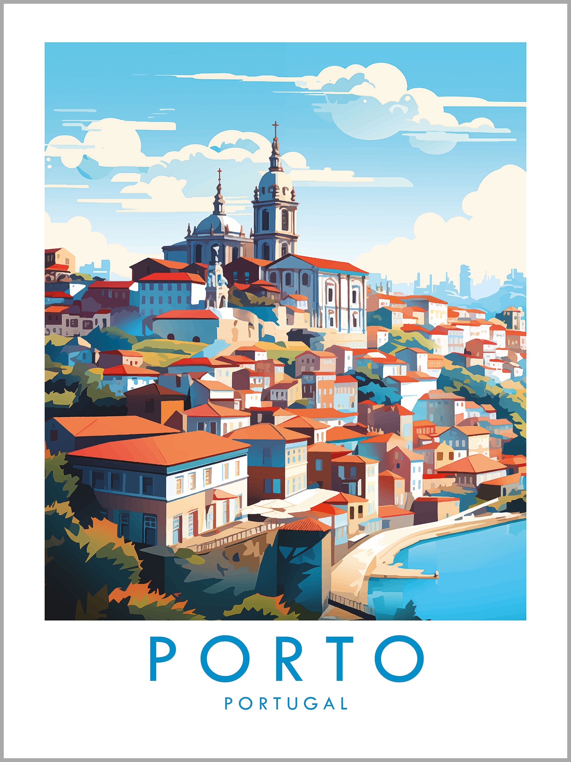 Porto Travel Print