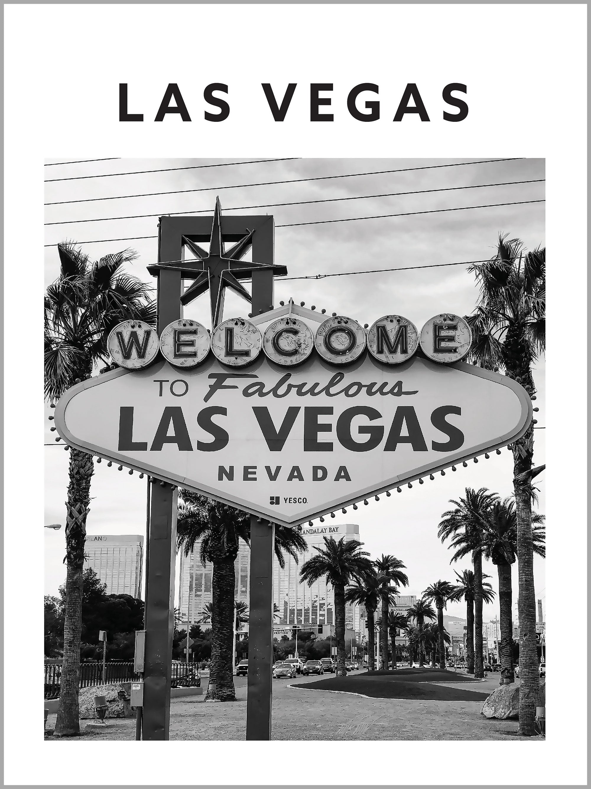 Las Vegas Travel Print