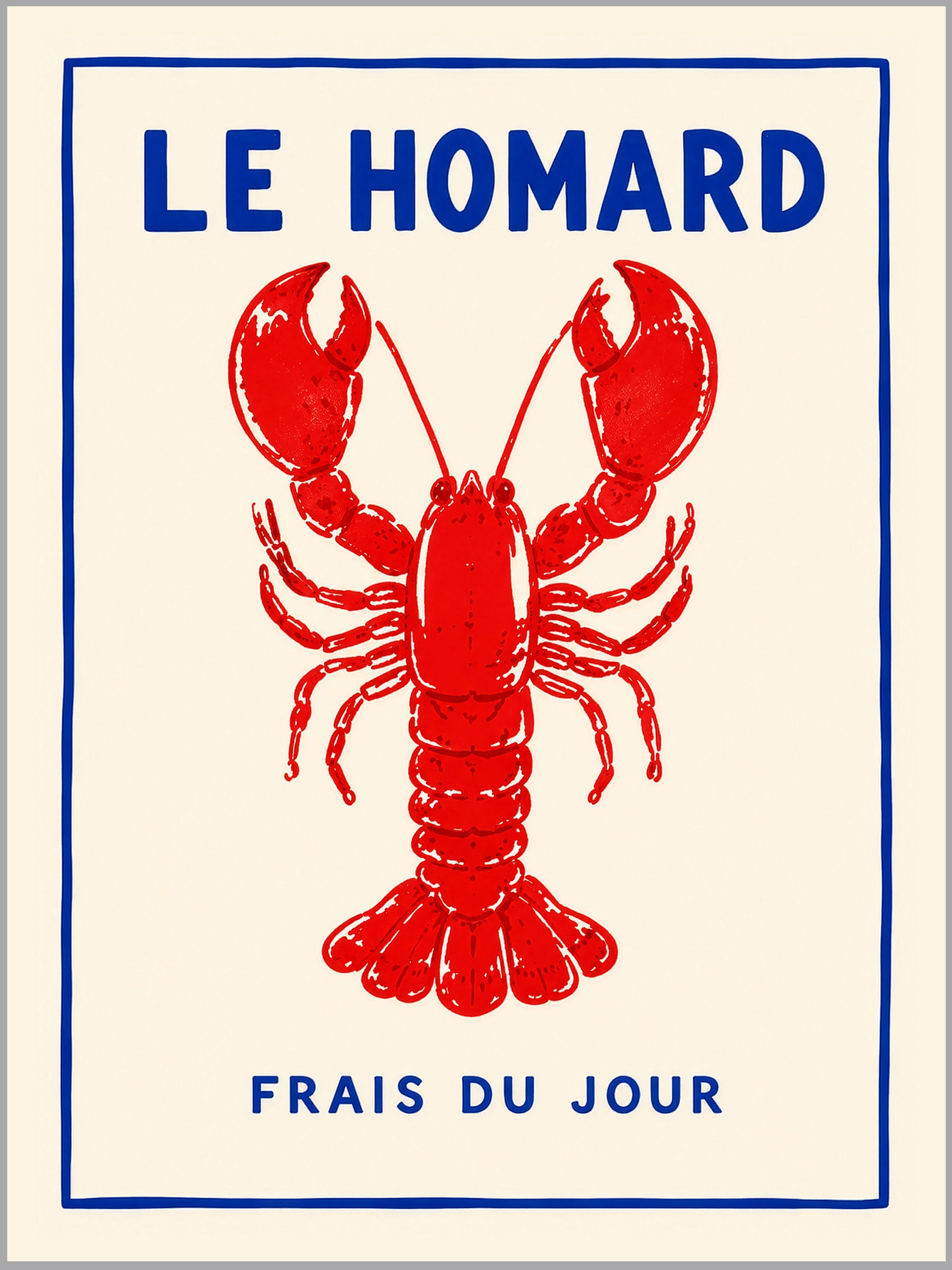 Le Homard Lobster Print