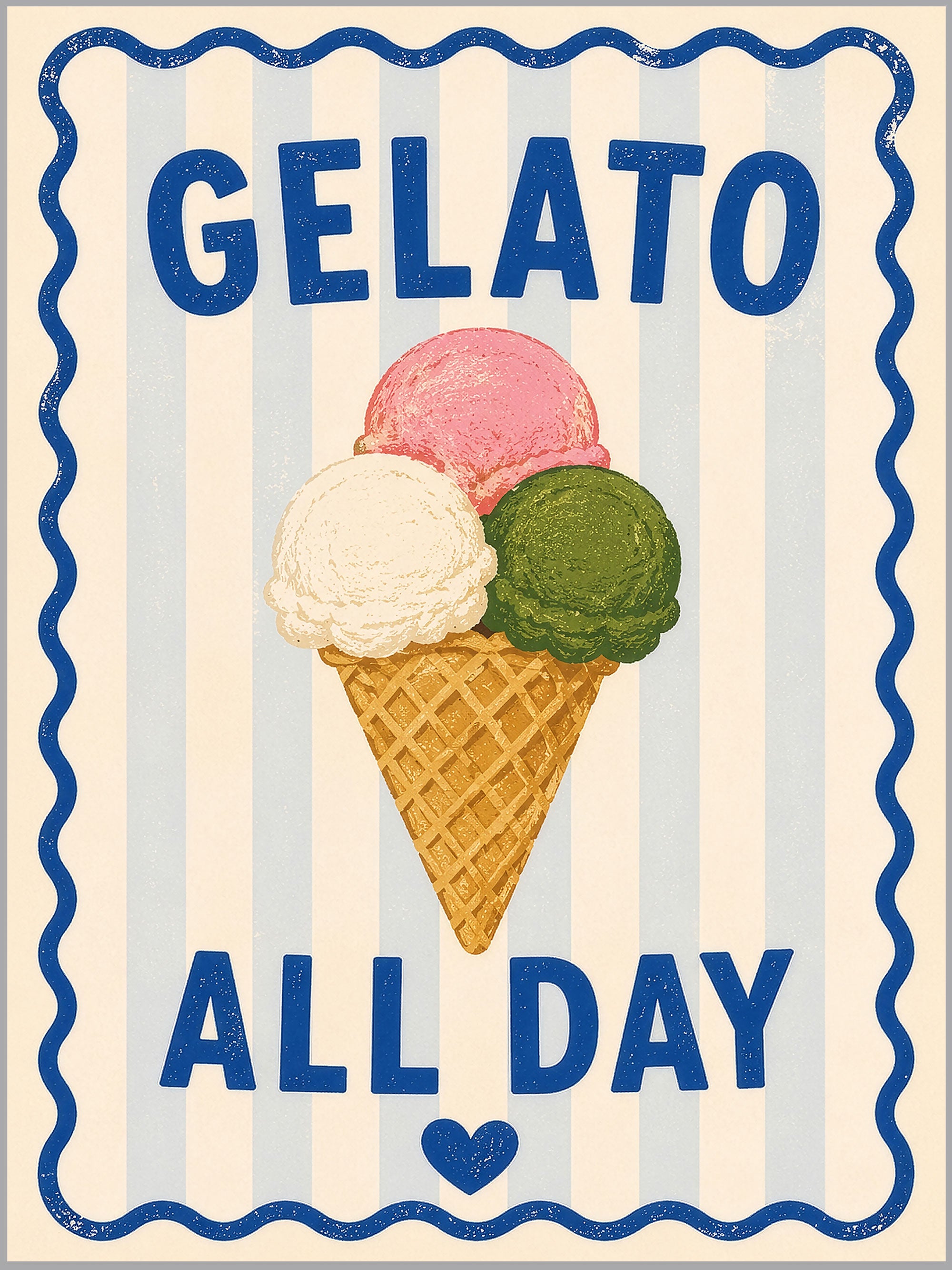 Gelato All Day Print