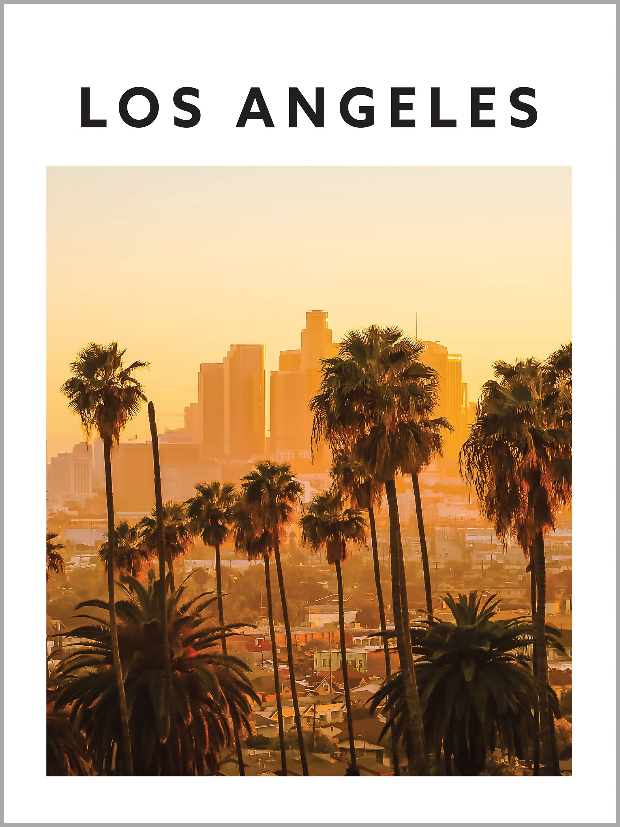 Los Angeles Travel Print