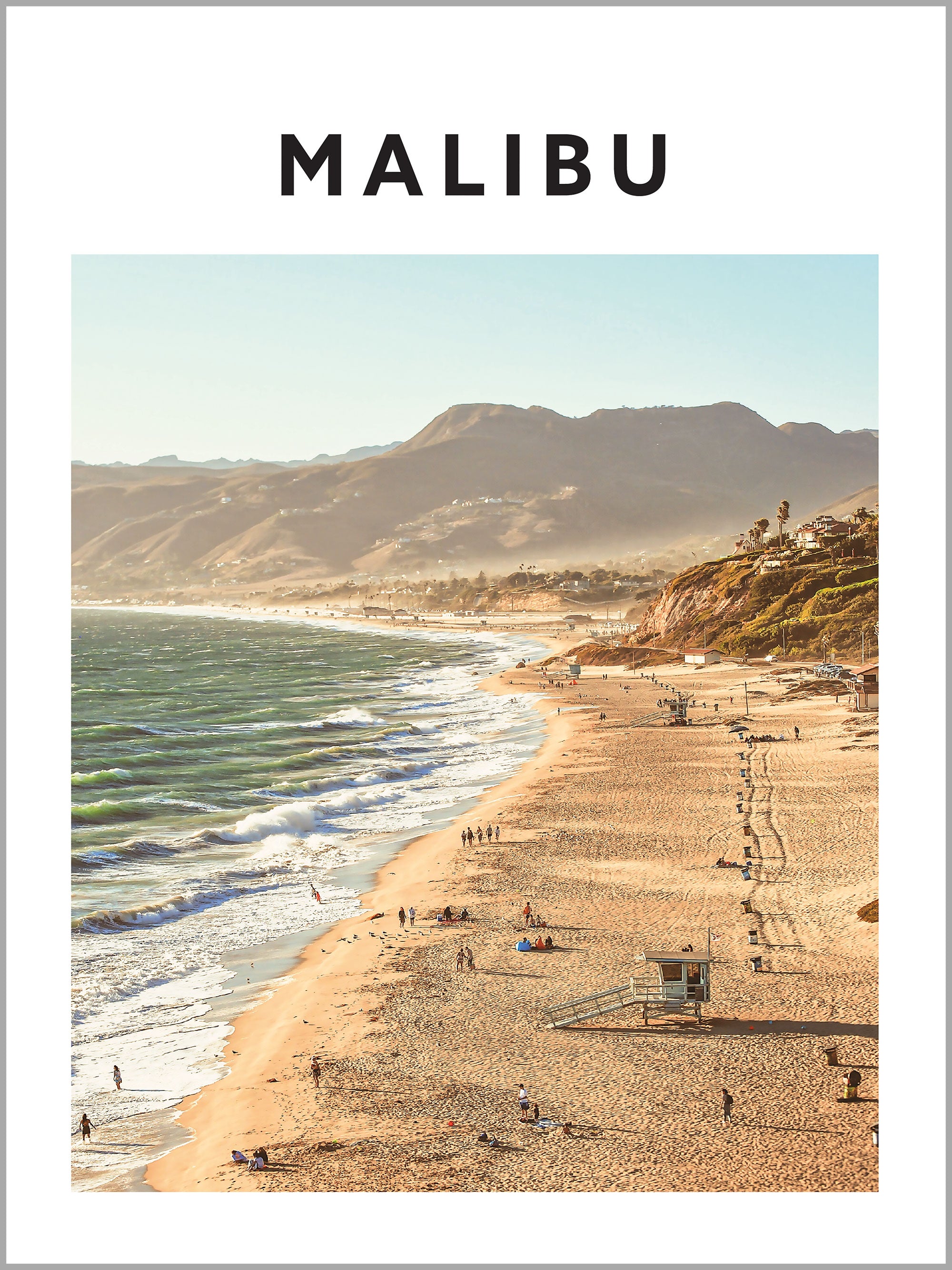 Malibu Travel Print