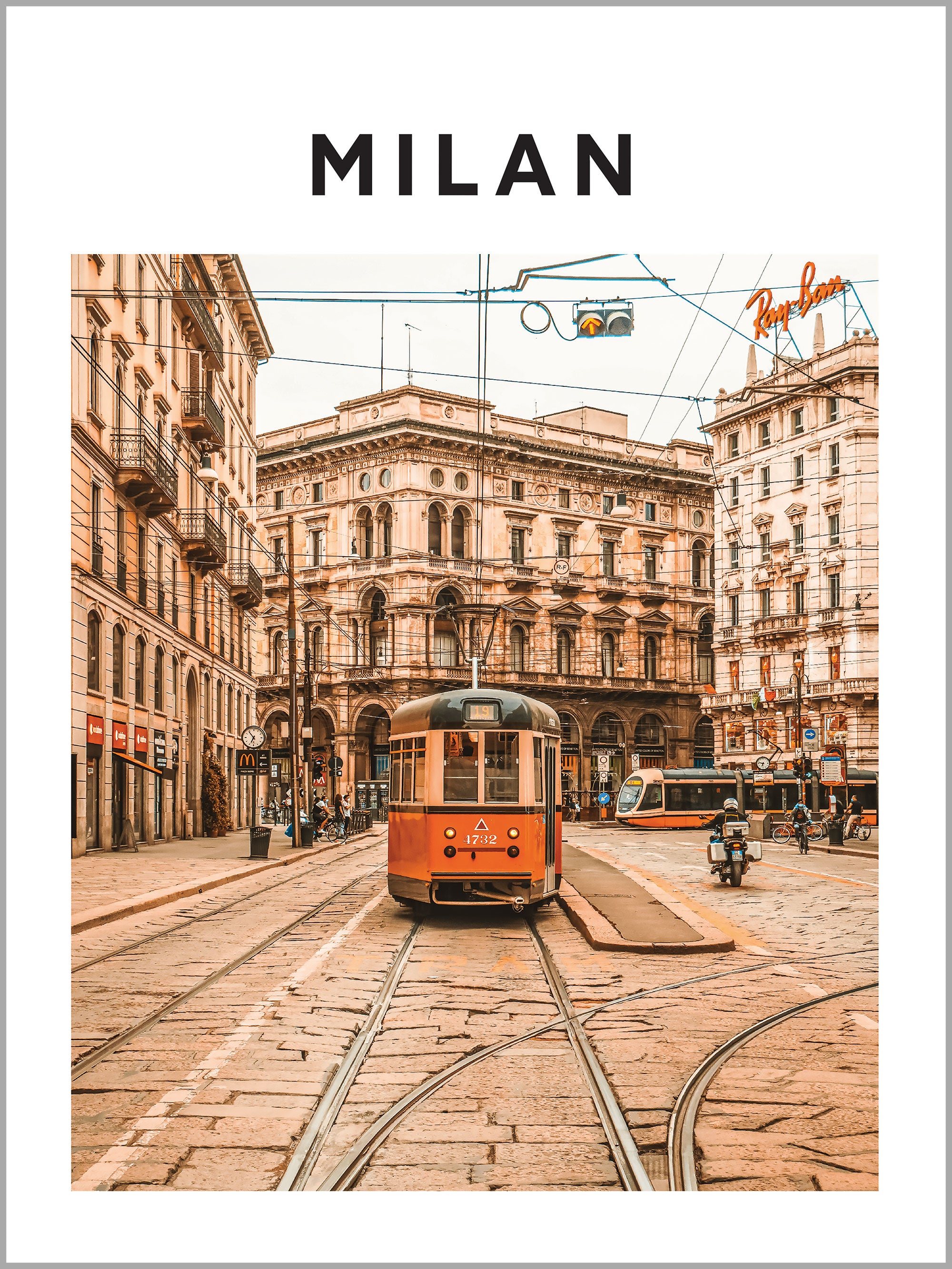 Milan Travel Print