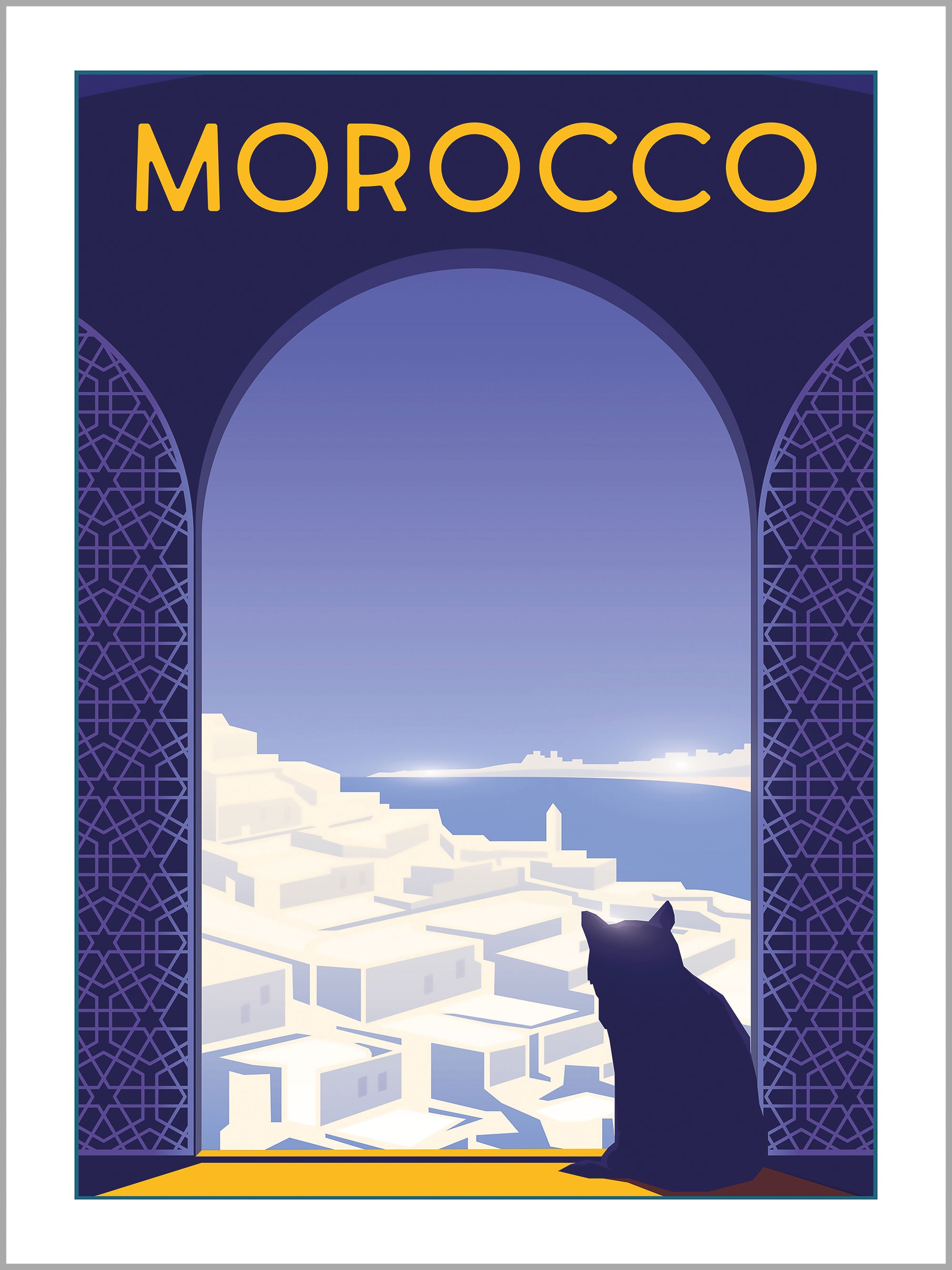 Morocco Travel Poster