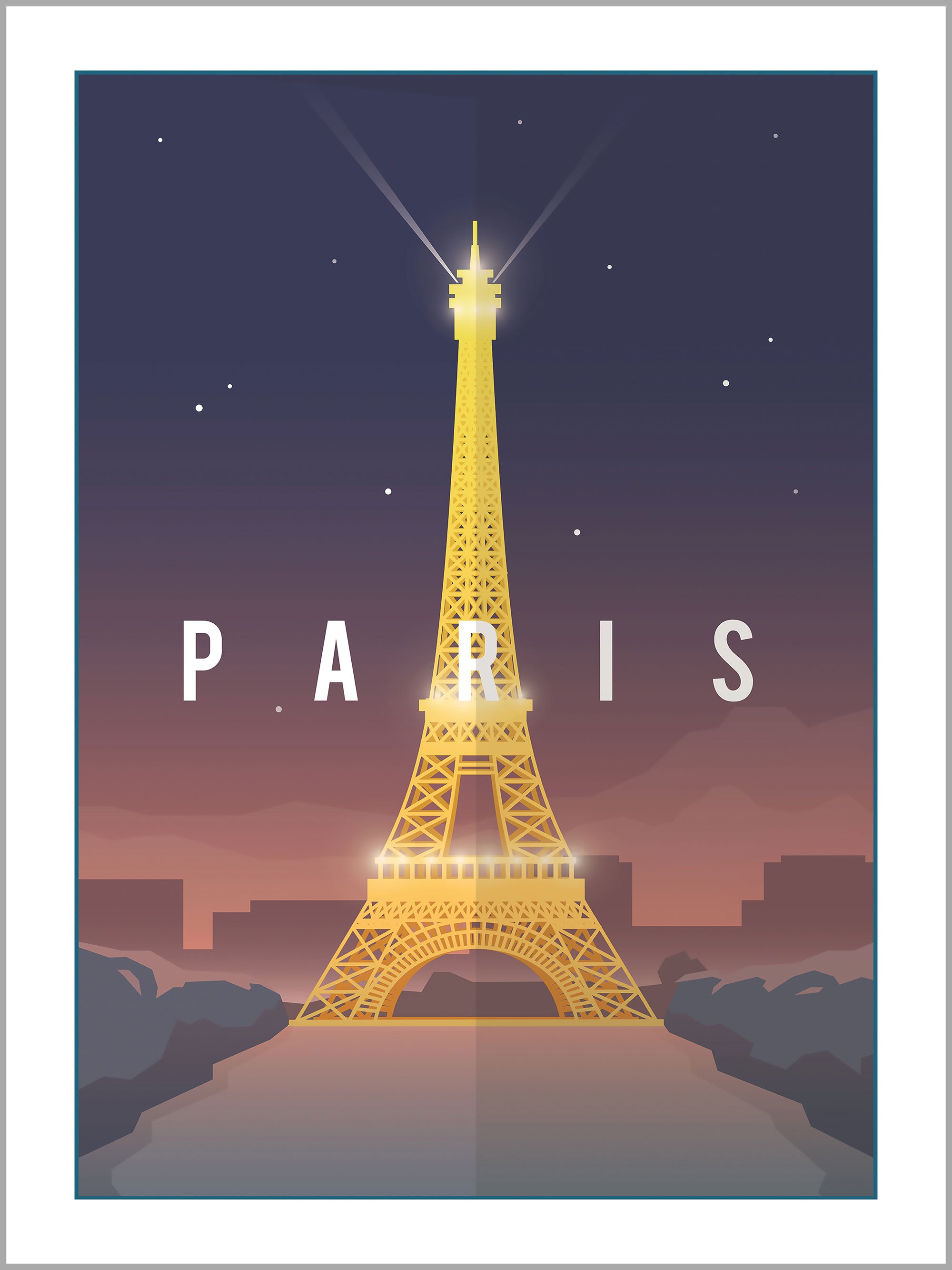 Paris Travel Poster