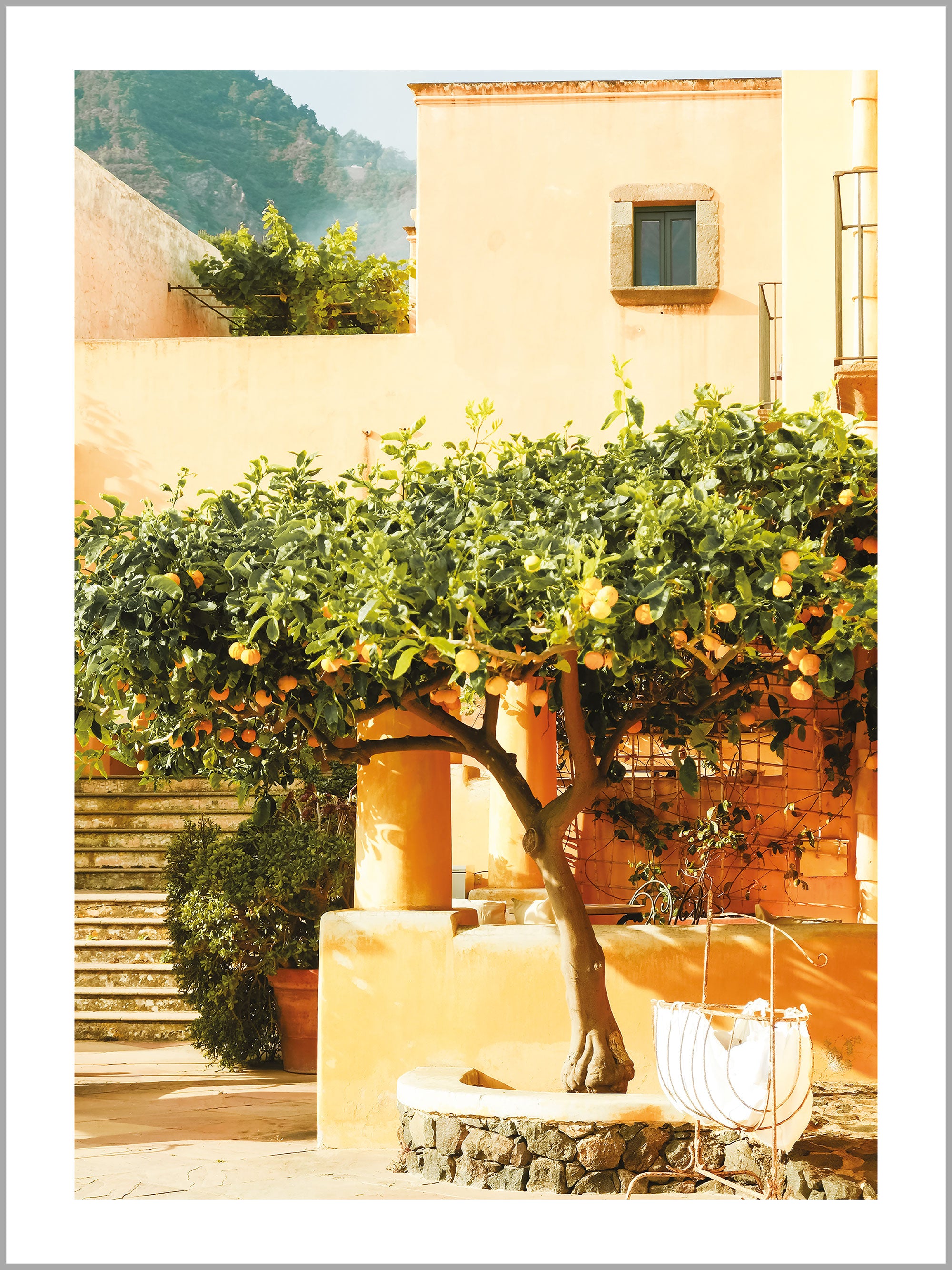 Mediterranean Lemon Tree Print