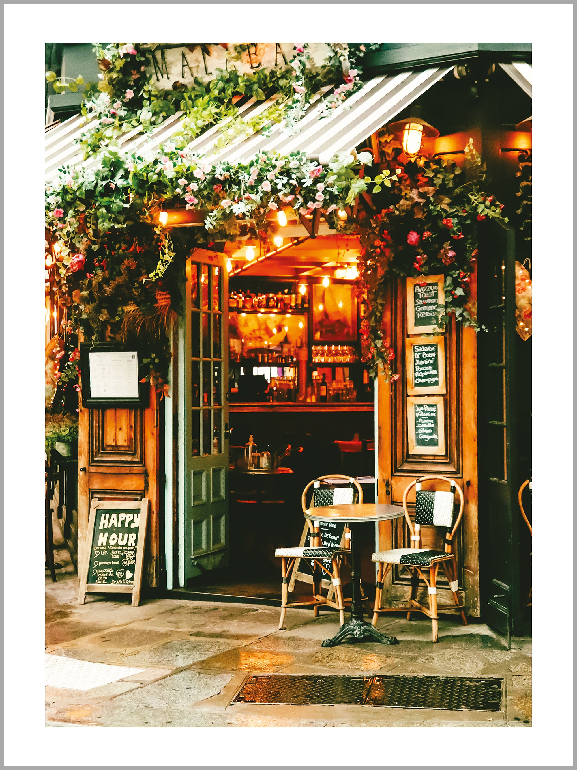 Paris Café Entrance