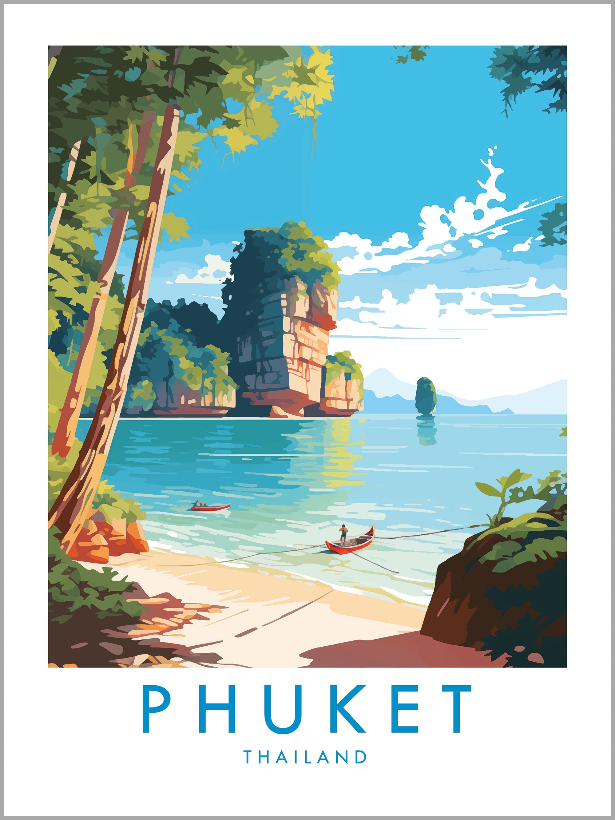 Phuket Travel Print