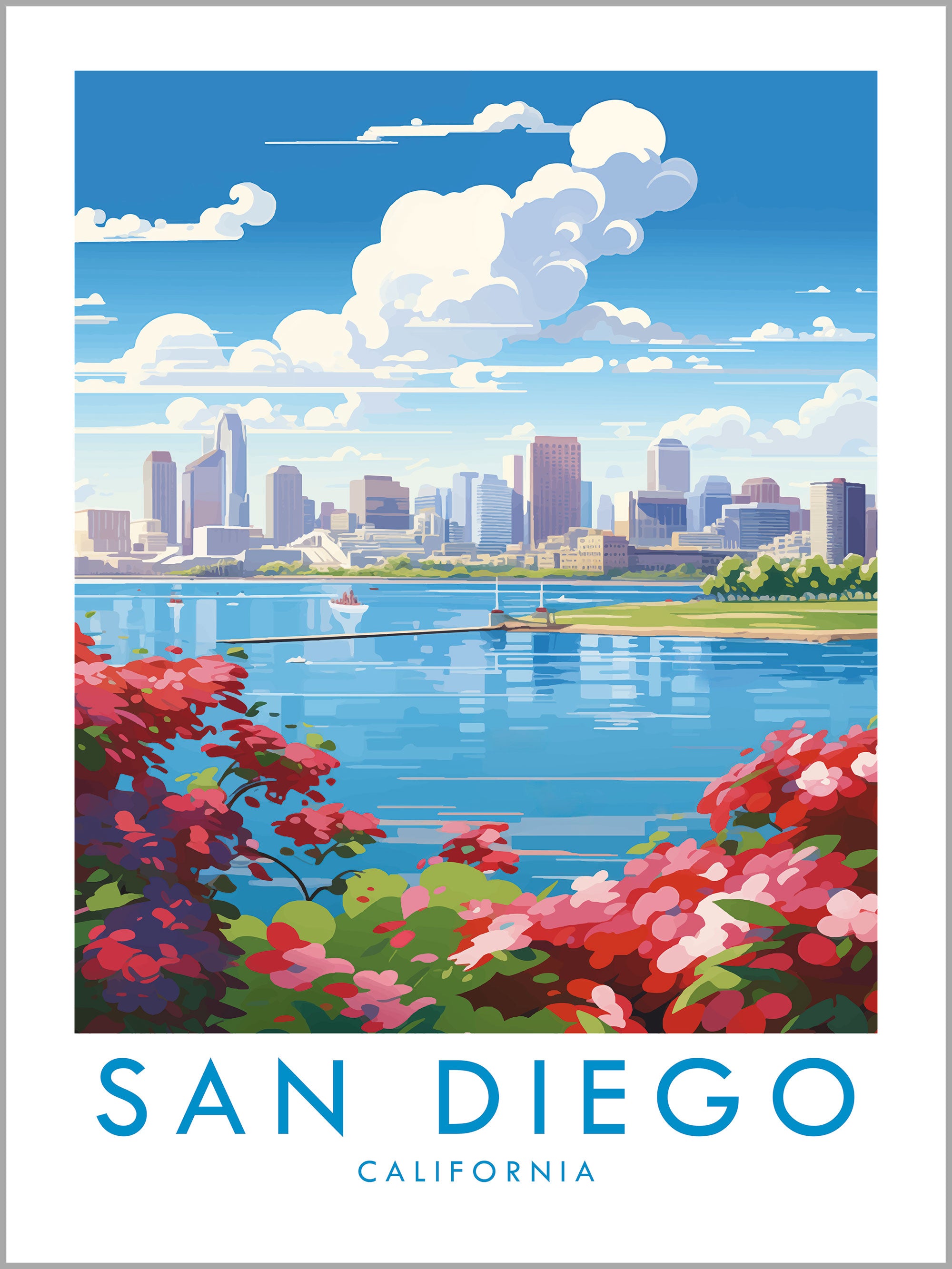 San Diego Travel Print