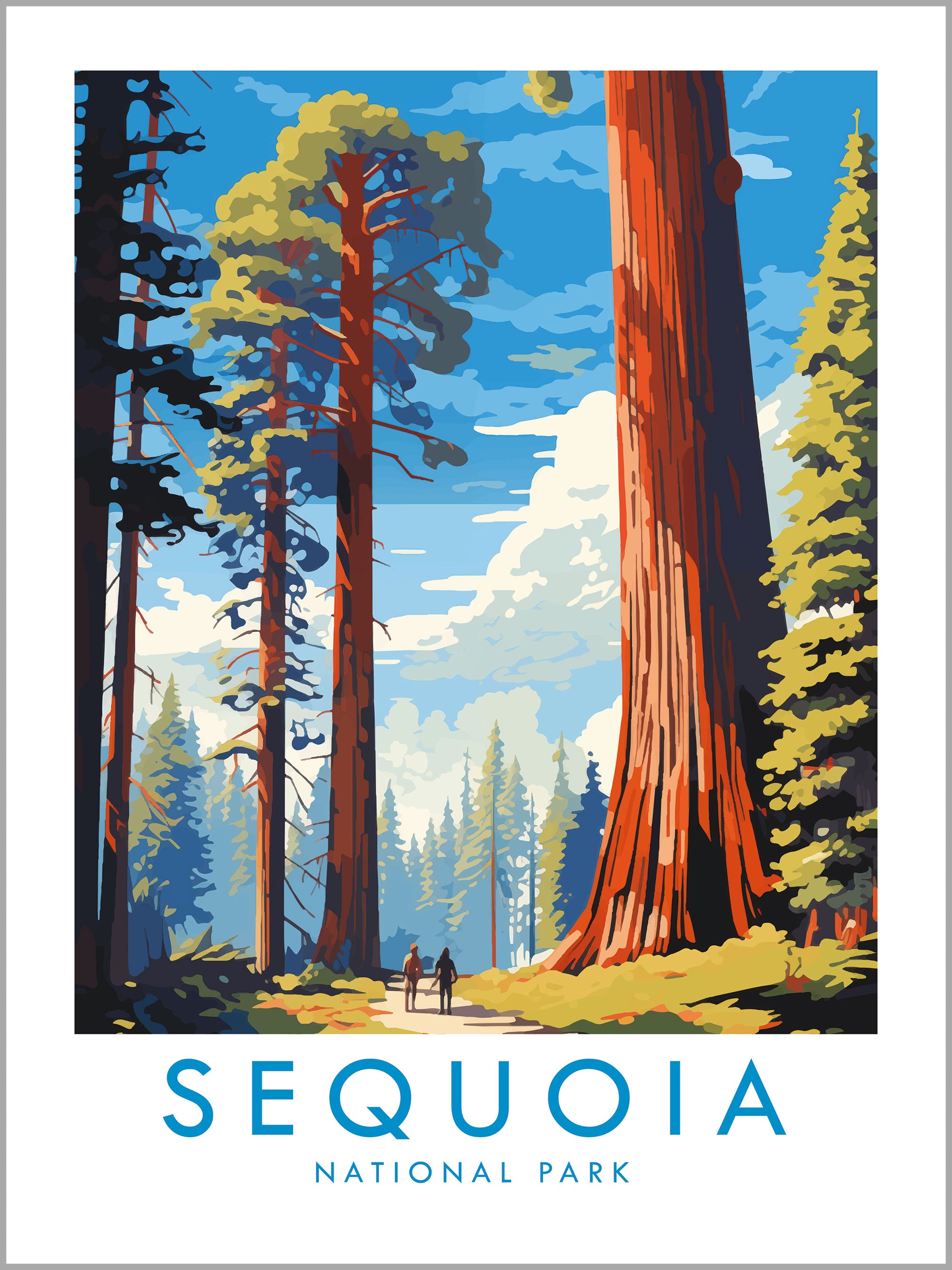 Sequoia National Park Travel Print